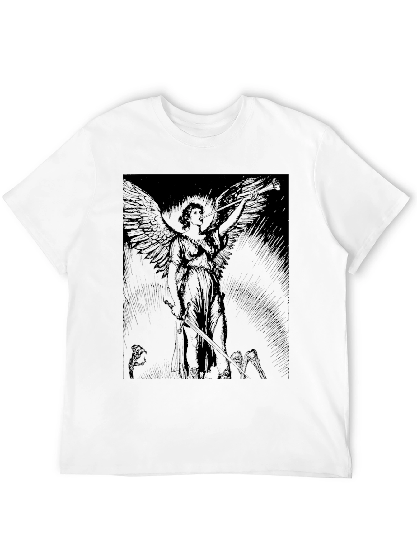Angel Graphic Black T-Shirt