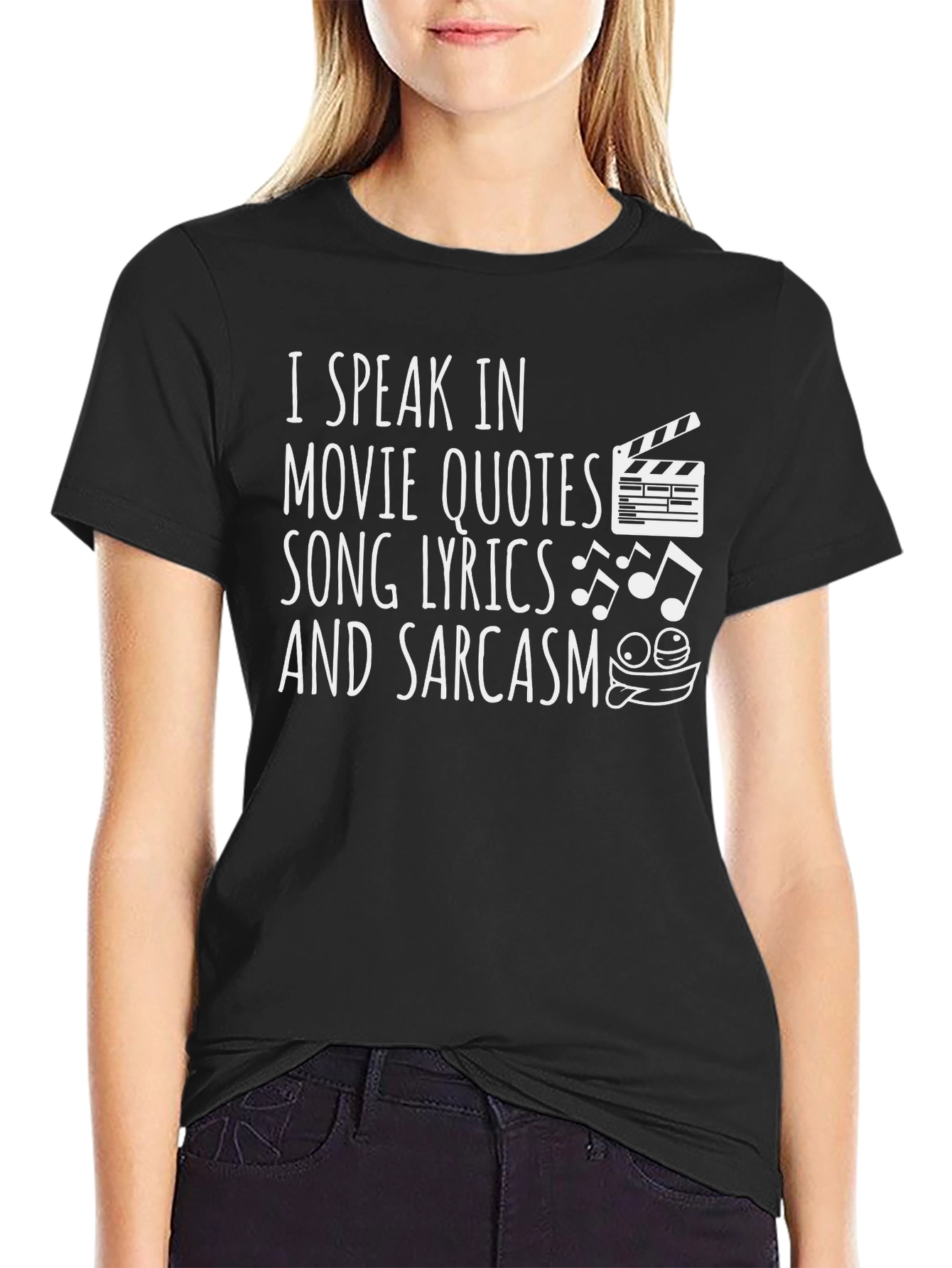 Movie Quotes Song Lyrics Sarcasm Graphic Tee