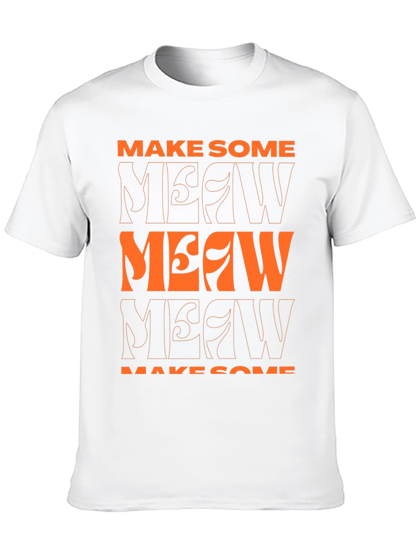 Make Some Meow T-Shirt - Trendy Cat Lover Tee