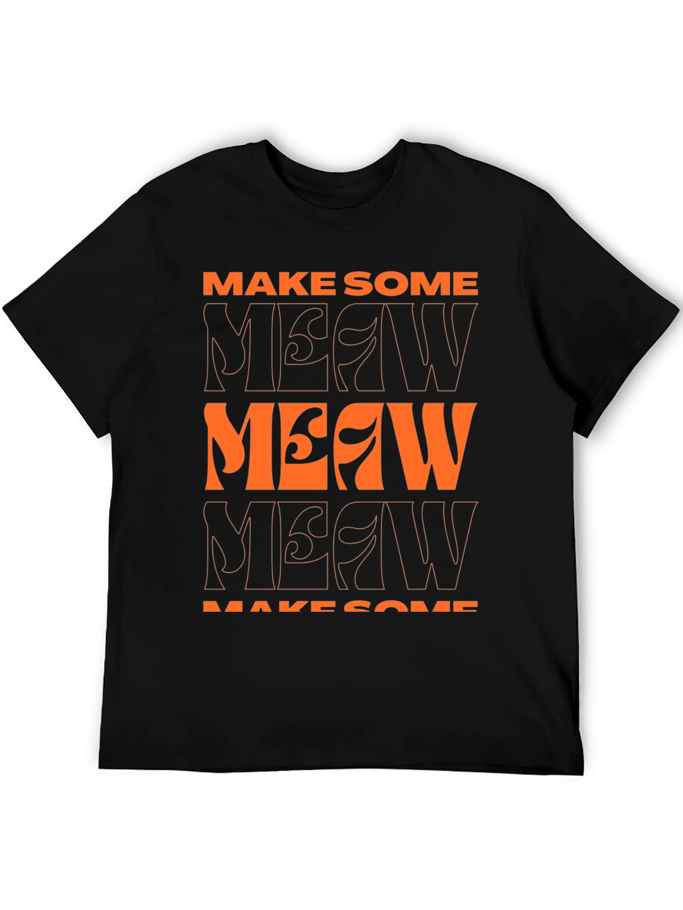 Make Some Meow T-Shirt - Trendy Cat Lover Tee
