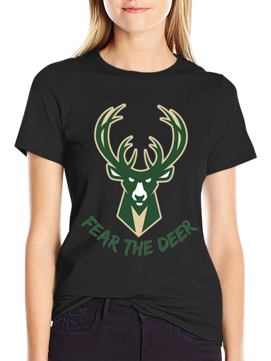Fear the Deer Black Tee