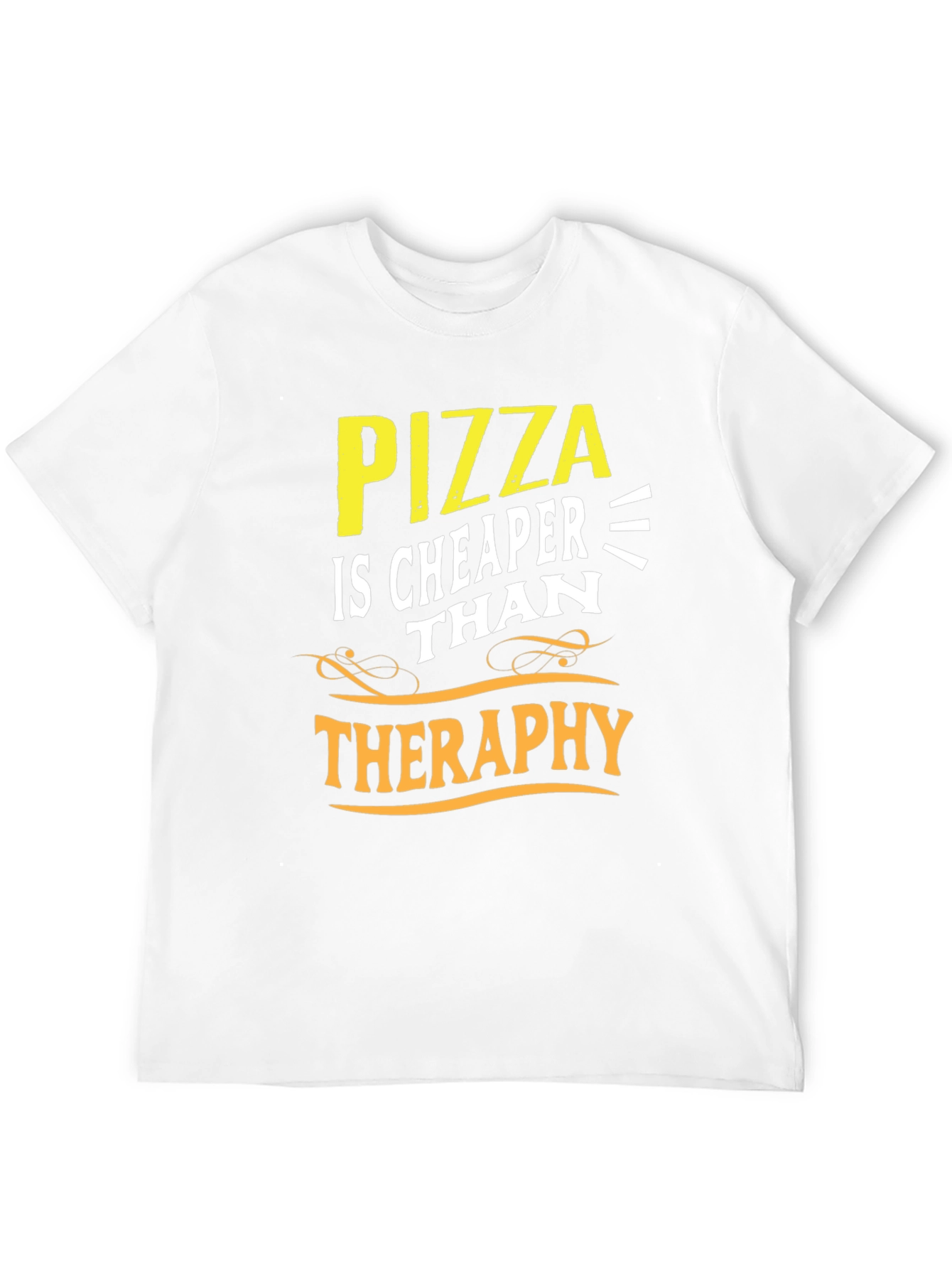 Pizza Cheaper Than Therapy Graphic Tee