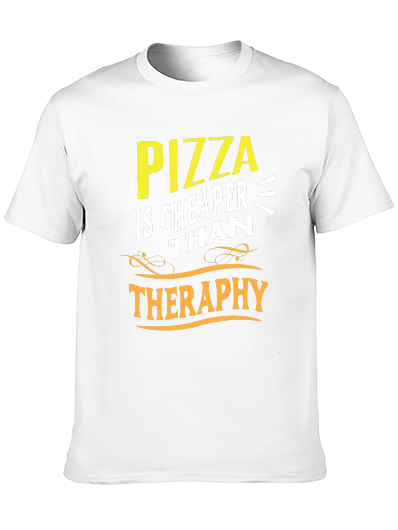Pizza Cheaper Than Therapy Graphic Tee