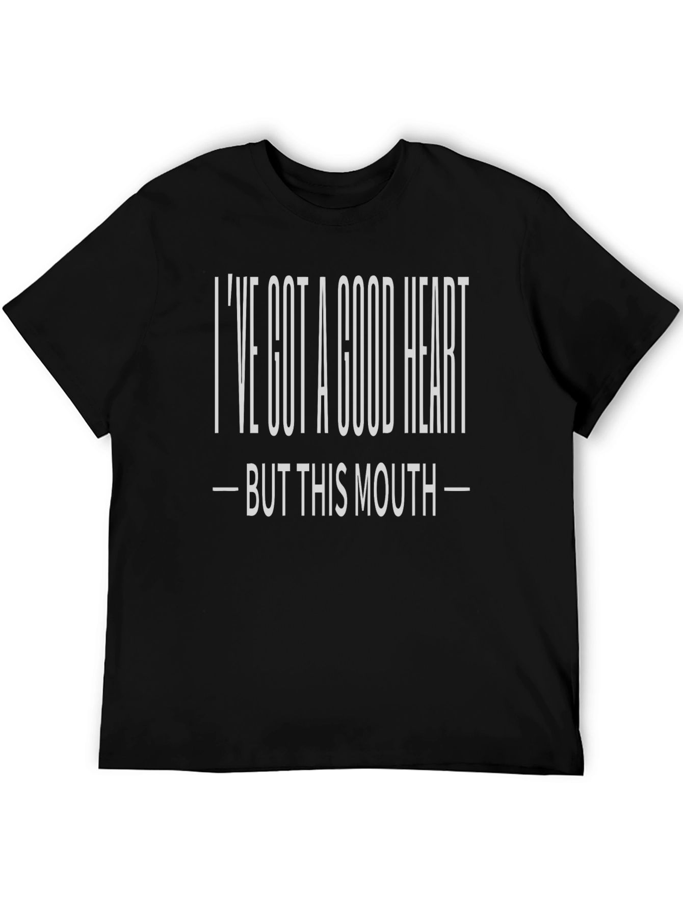 Good Heart Mouth Funny Sarcastic T-Shirt