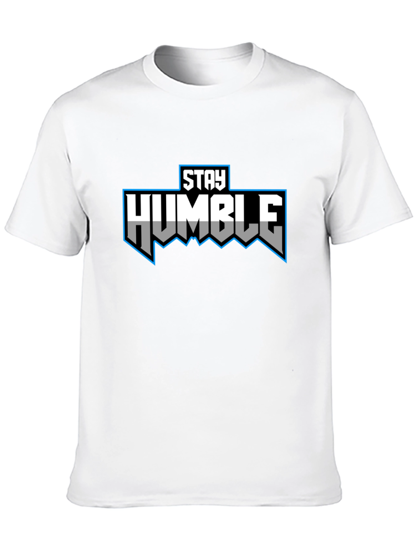 Stay Humble Graphic Tee - Black Short Sleeve