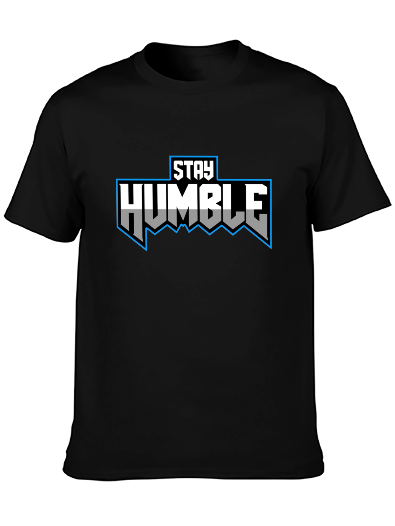 Stay Humble Graphic Tee - Black Short Sleeve