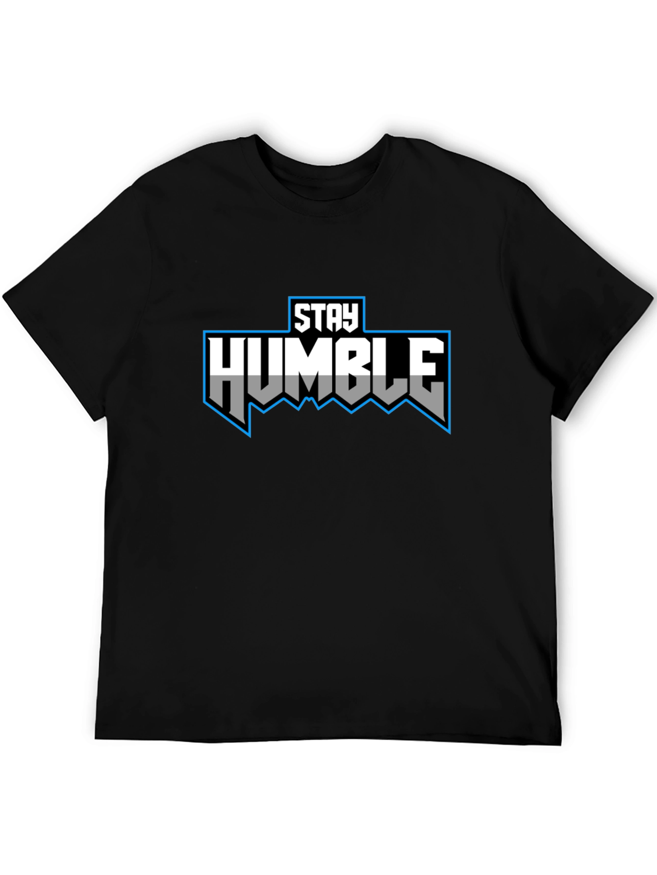 Stay Humble Graphic Tee - Black Short Sleeve