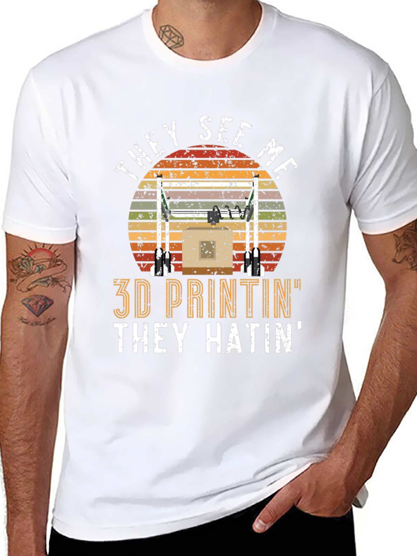 3D Printing T-Shirt: They See Me Printin