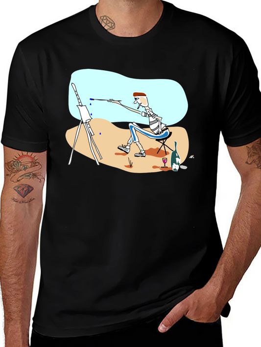 Artist Tee: Whimsical Painter Graphic T-Shirt
