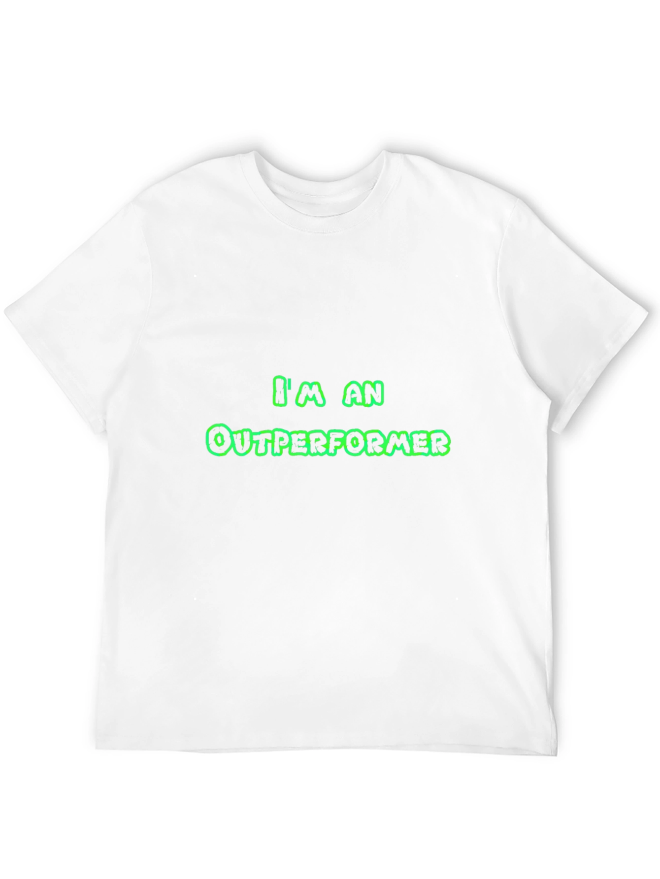 Im An Outperformer Graphic Tee - Black