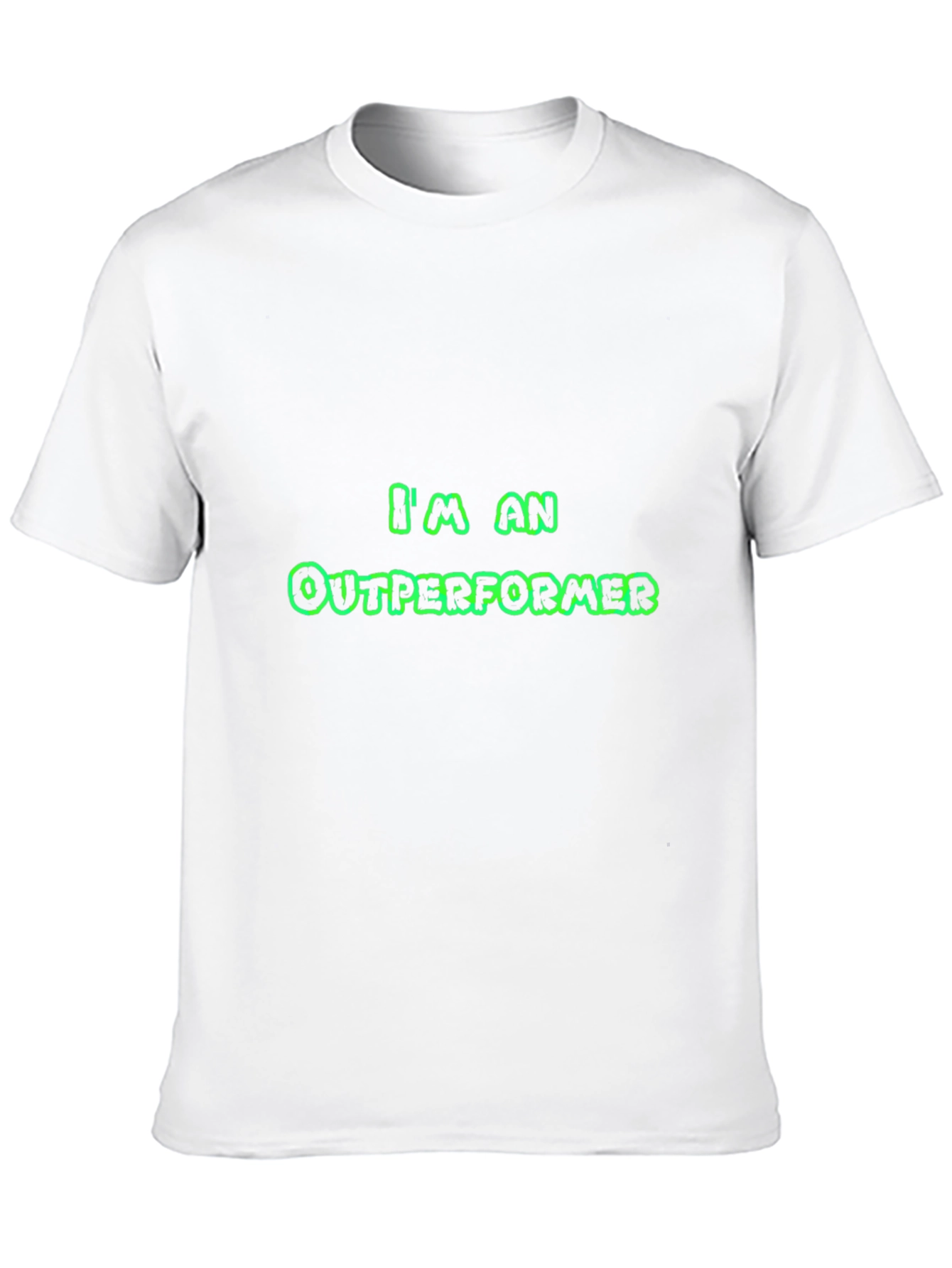 Im An Outperformer Graphic Tee - Black