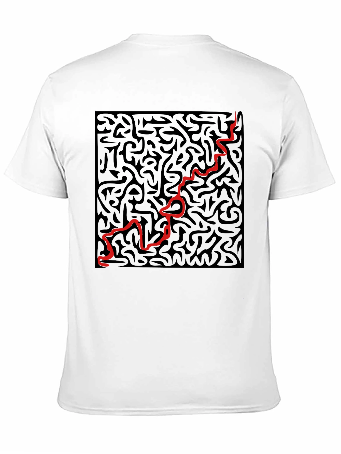 Abstract Art T-Shirt - Black Graphic Tee