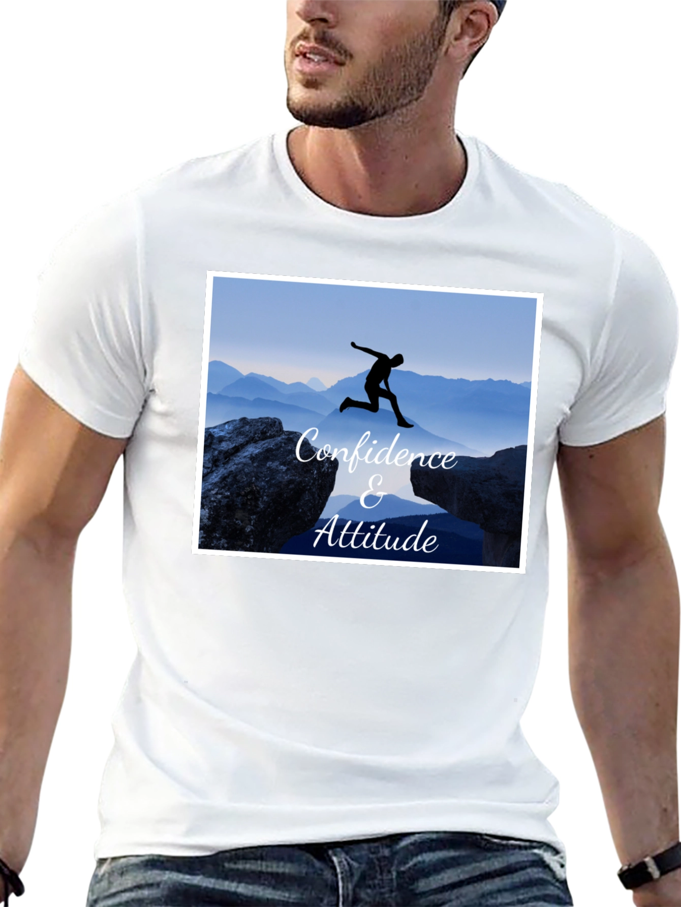 Confidence & Attitude Black T-Shirt