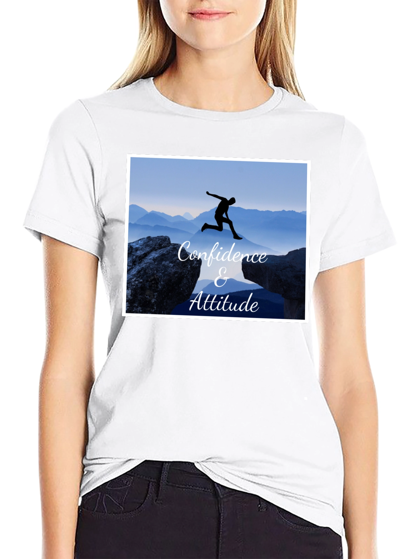 Confidence & Attitude Black T-Shirt