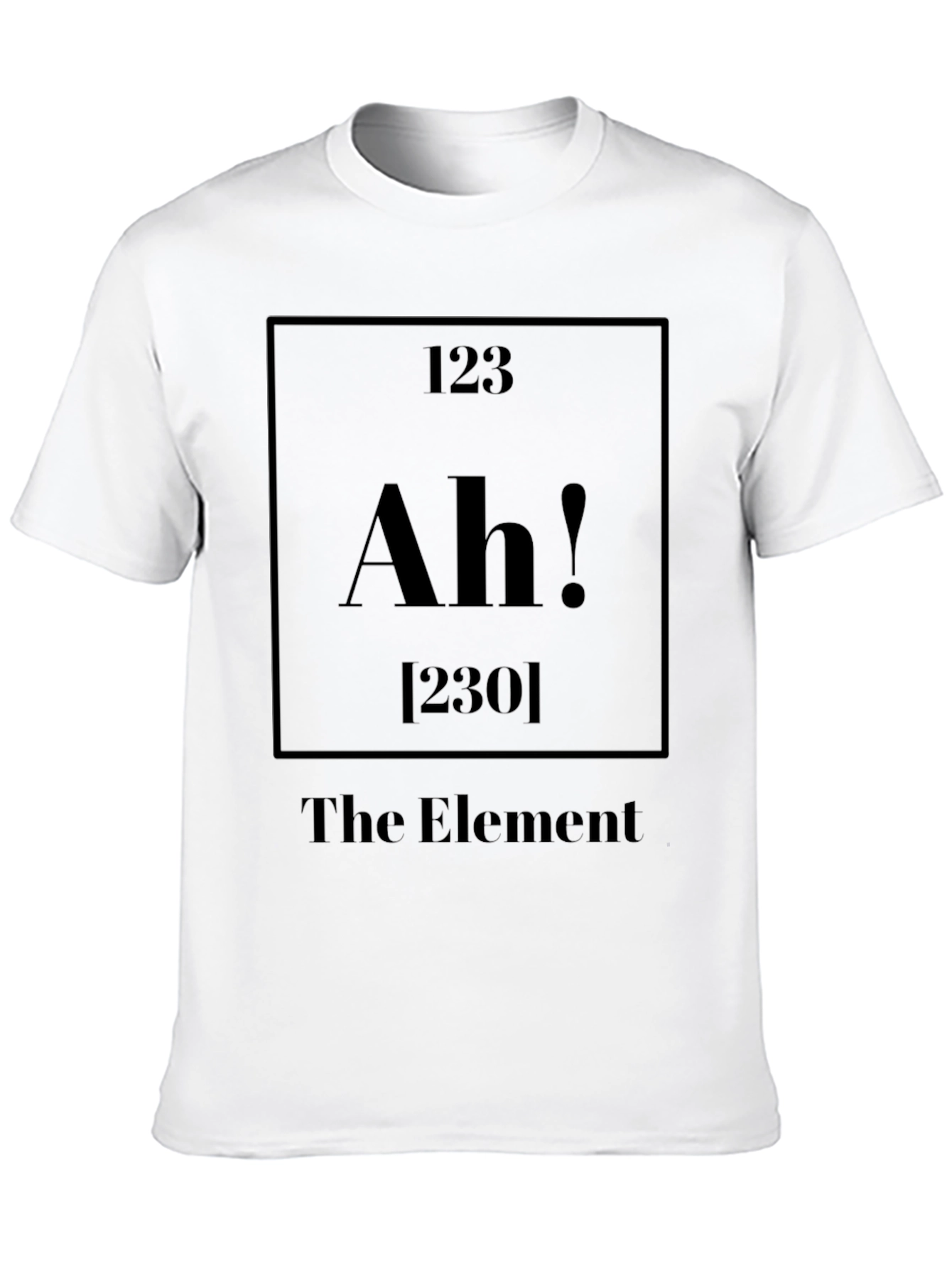 Ah! The Element Graphic T-Shirt - Black