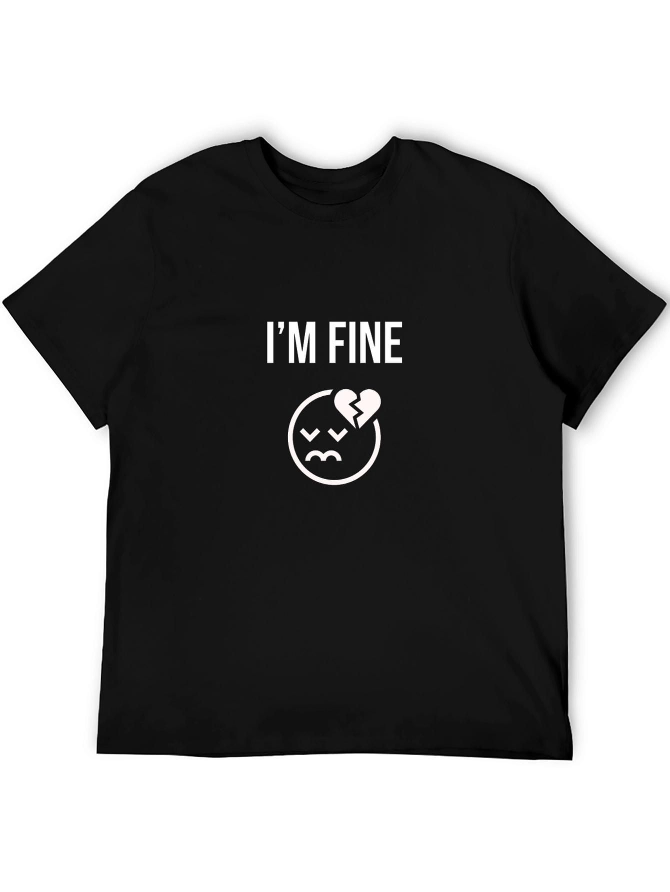 Im Fine Broken Heart Graphic T-Shirt