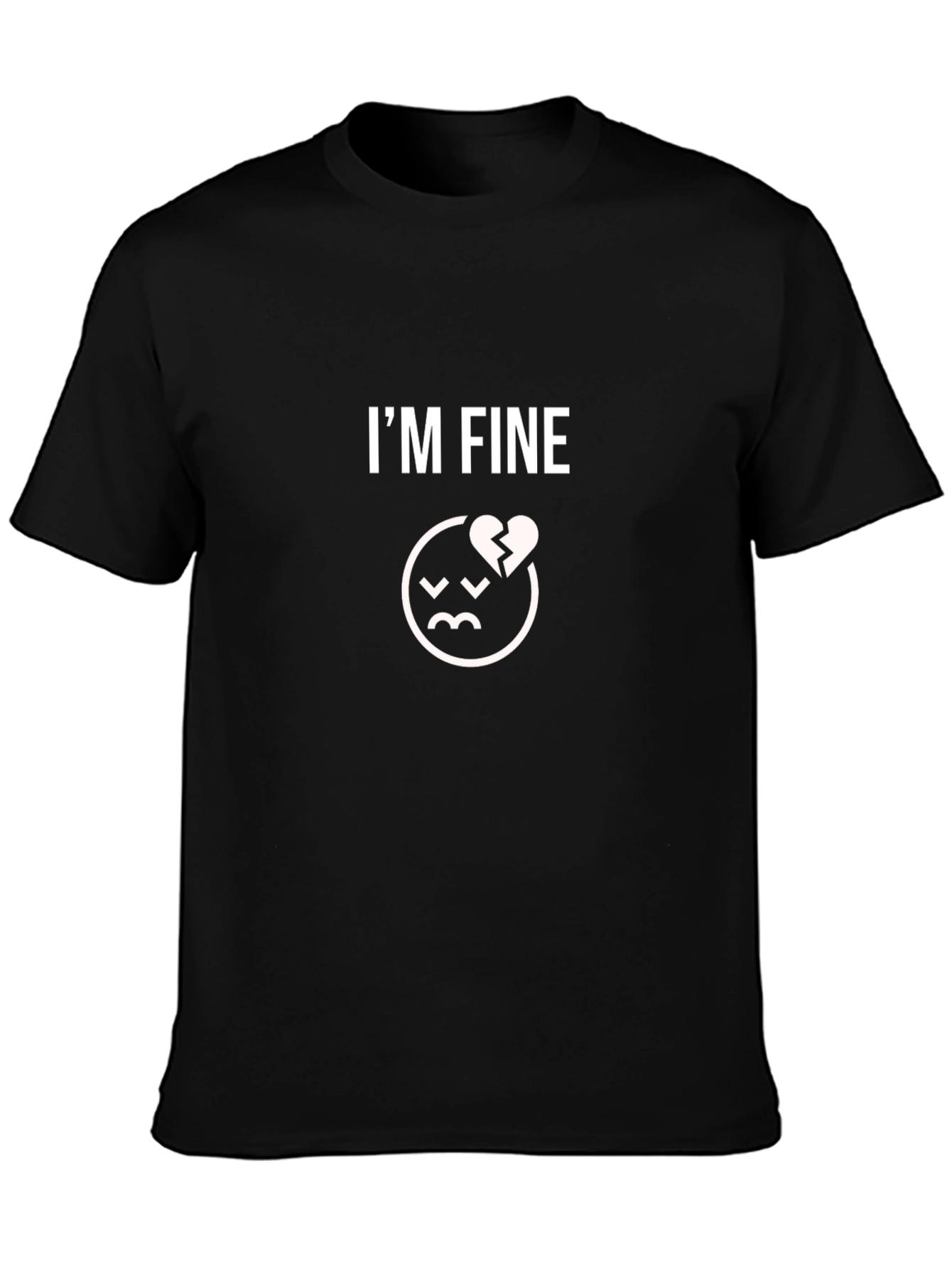 Im Fine Broken Heart Graphic T-Shirt
