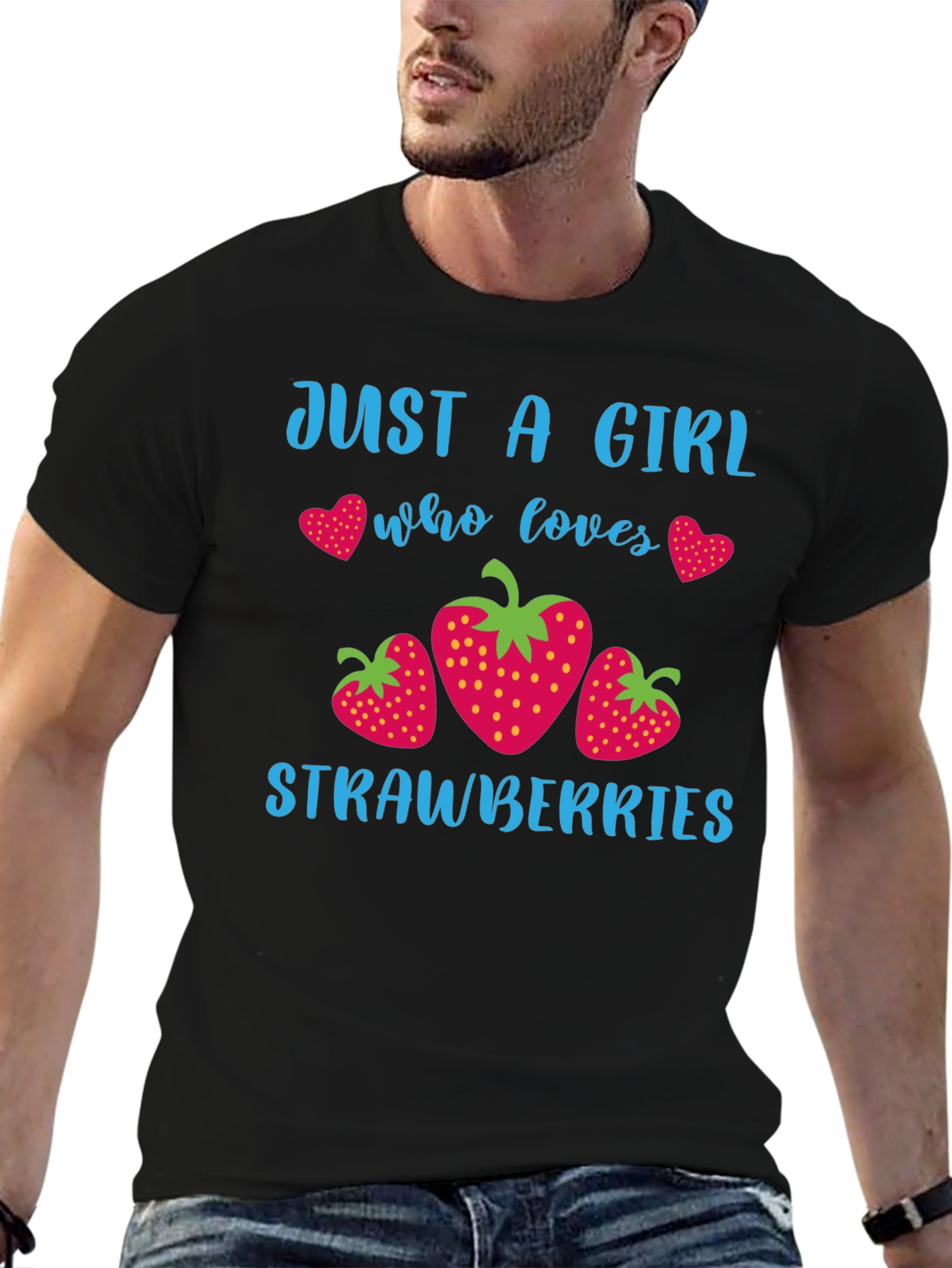 Just A Girl Who Loves Strawberries T-Shirt