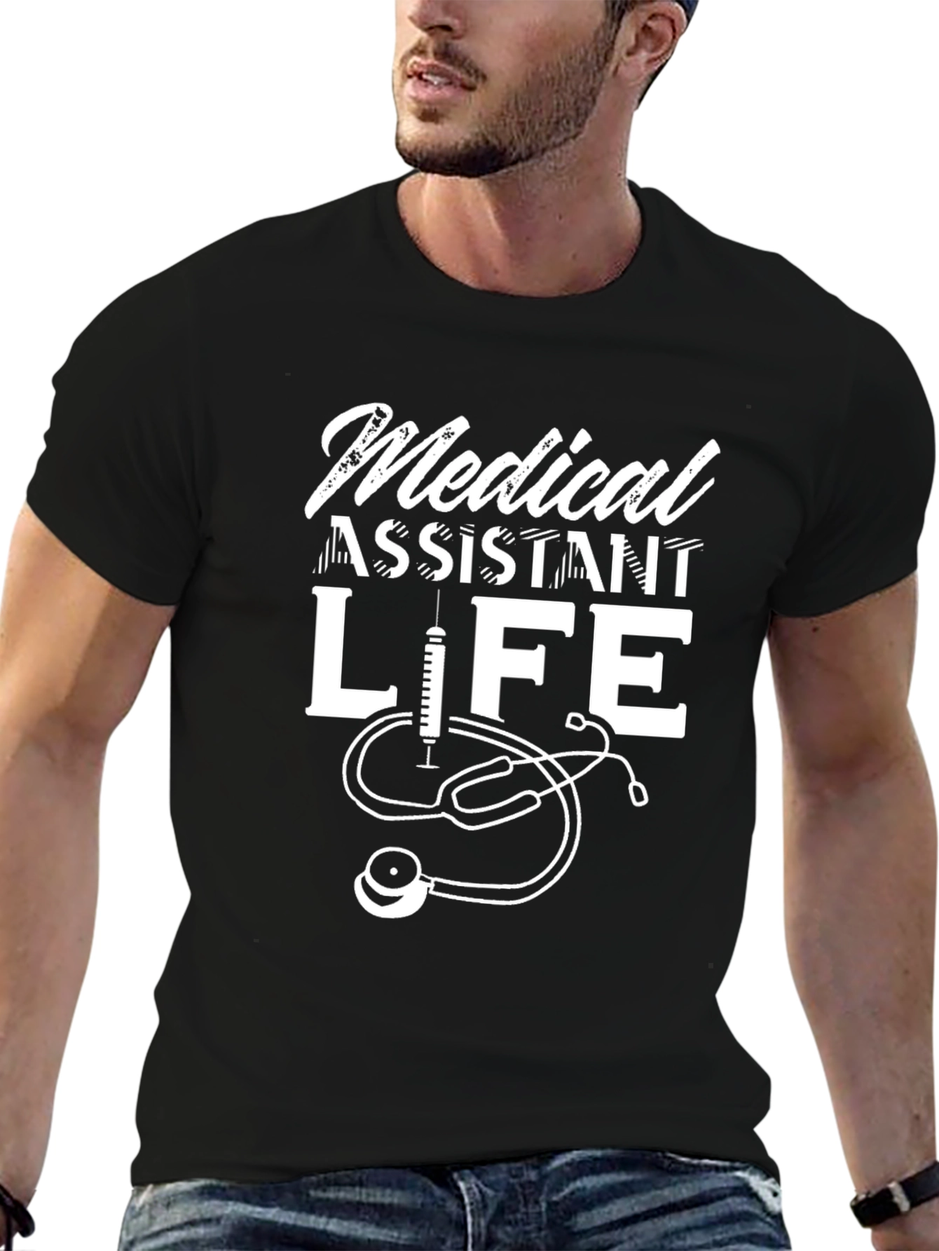 Medical Assistant Life T-Shirt - Stethoscope Design