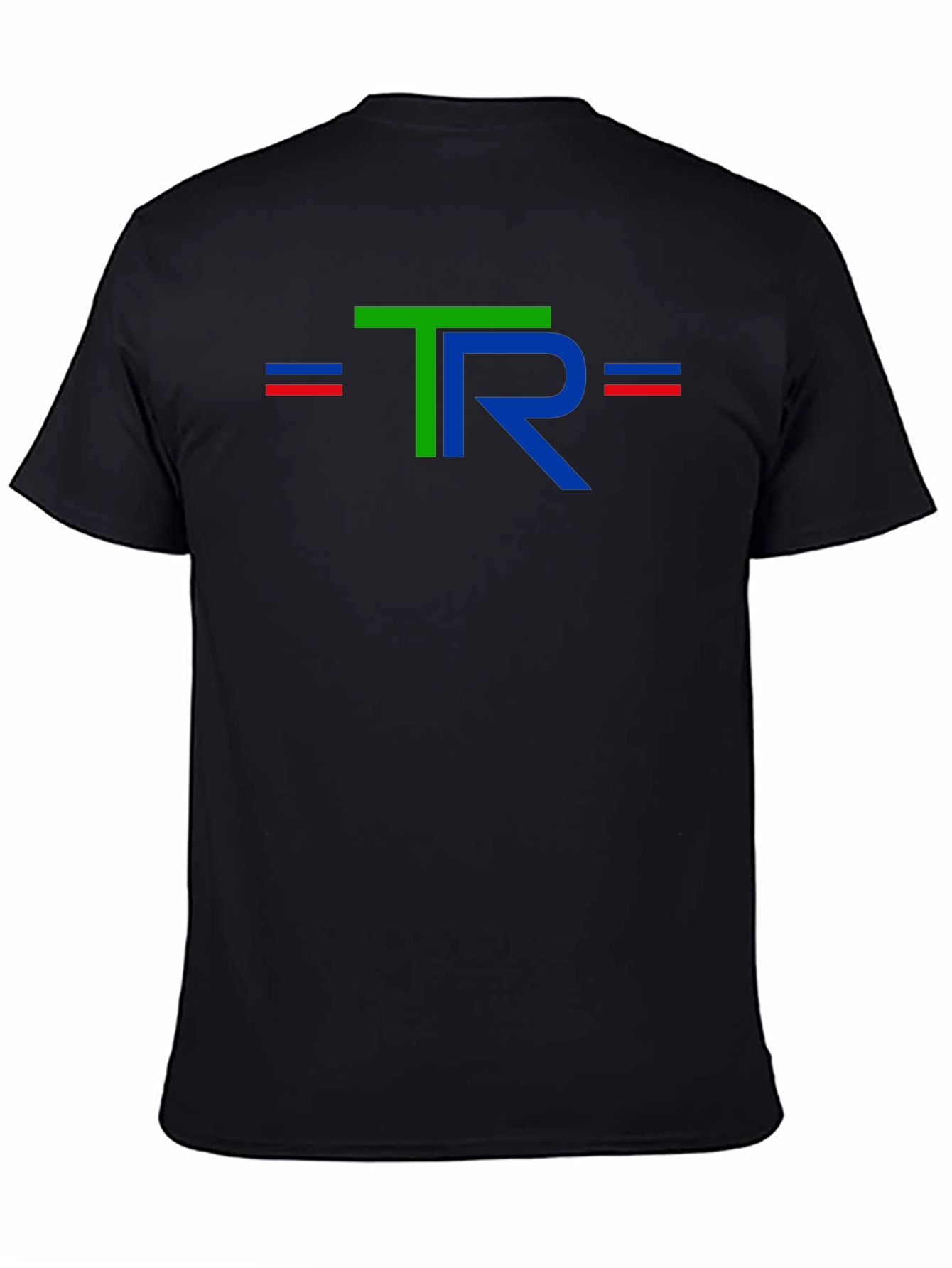 Stylish Black T-Shirt with TR Graphic Design