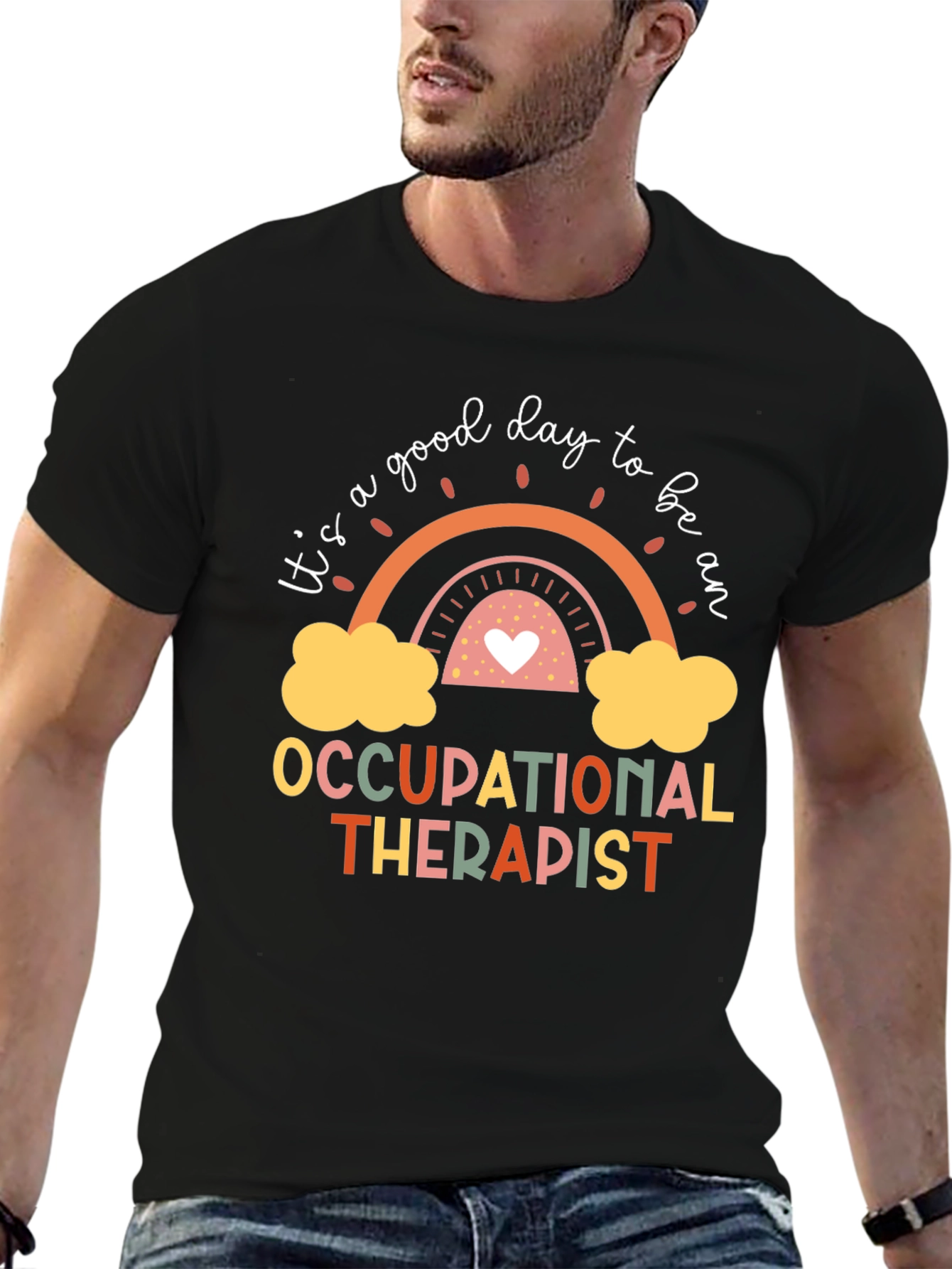 Occupational Therapist Rainbow Graphic T-Shirt