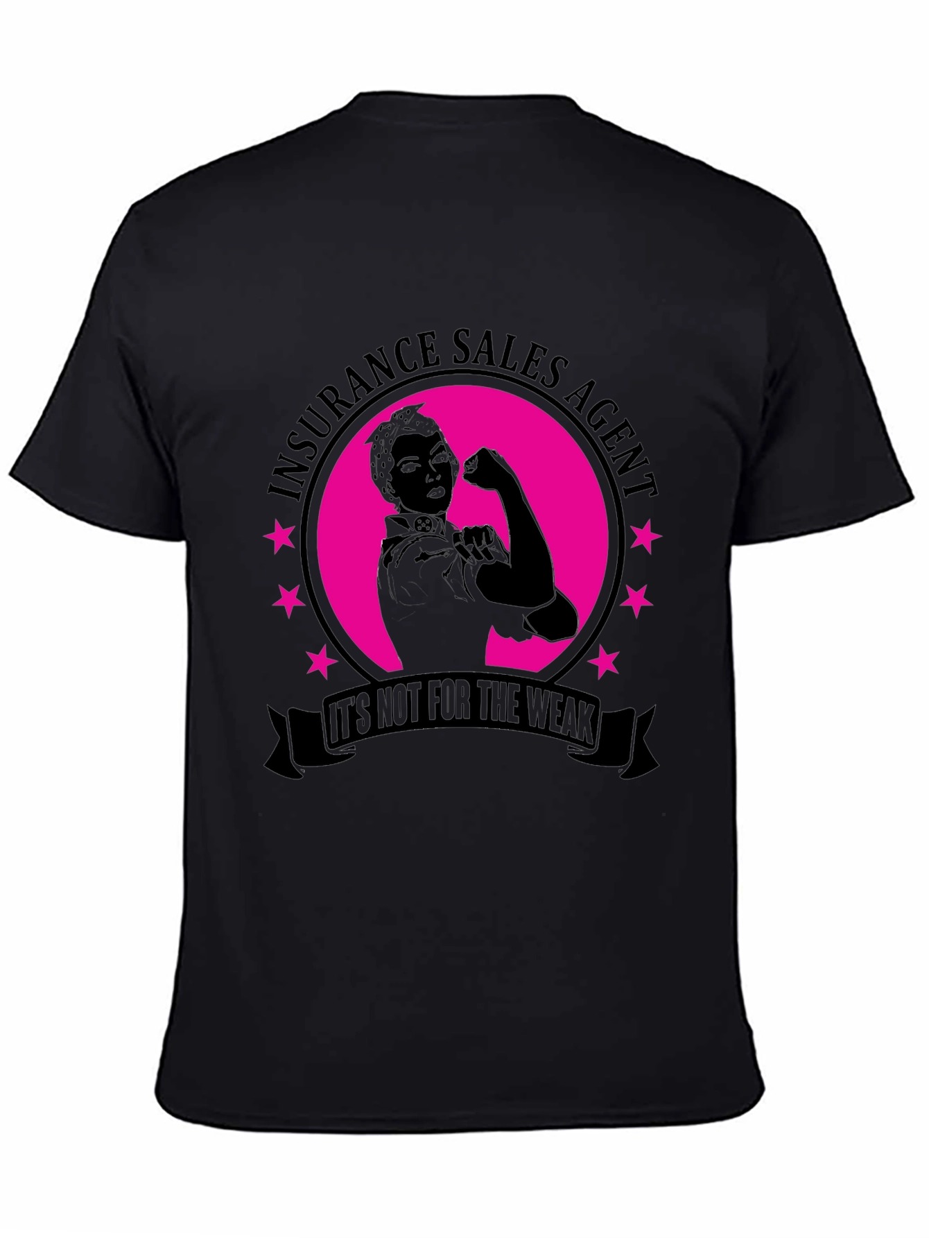 Insurance Sales Agent Strong Woman T-Shirt
