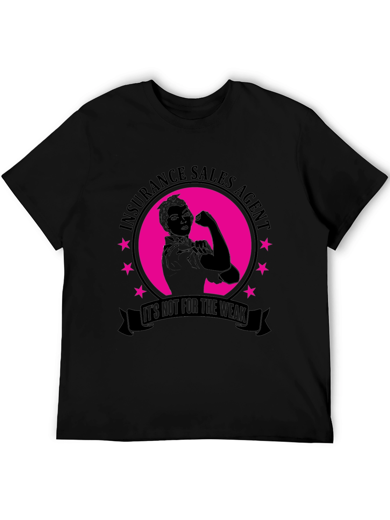 Insurance Sales Agent Strong Woman T-Shirt