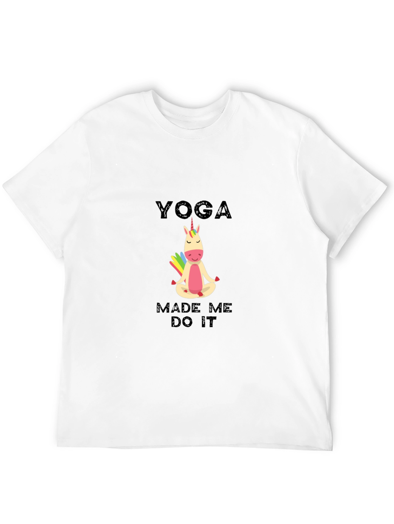 Yoga Made Me Do It Unisex T-Shirt