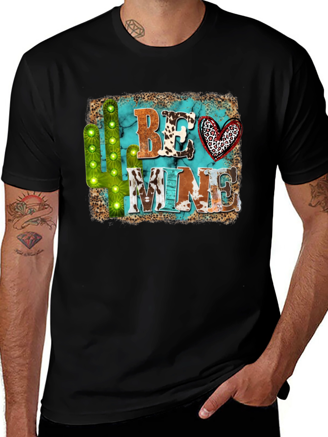 Be Mine Valentines Day Graphic Tee