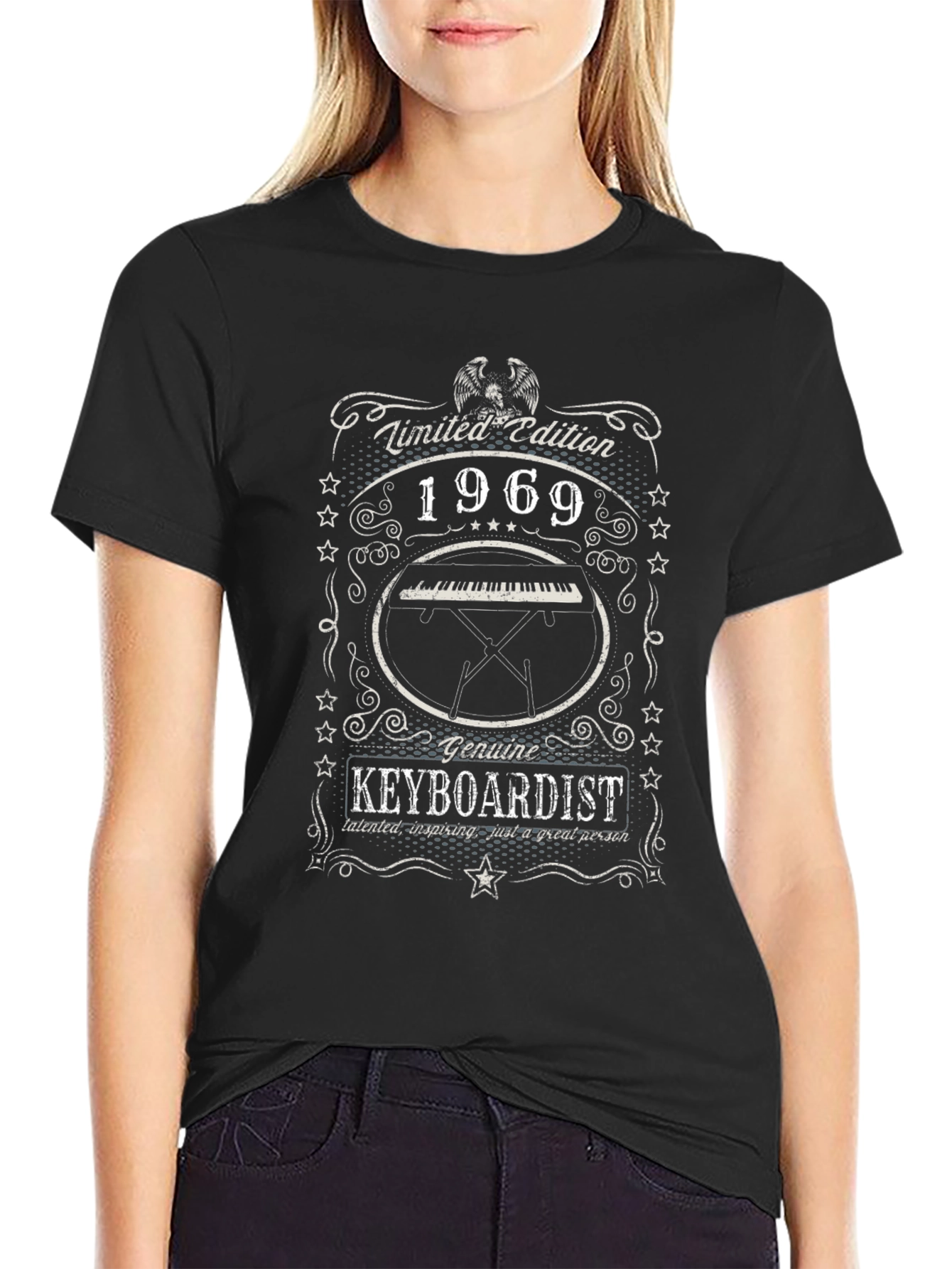 Limited Edition 1969 Keyboardist Black T-Shirt