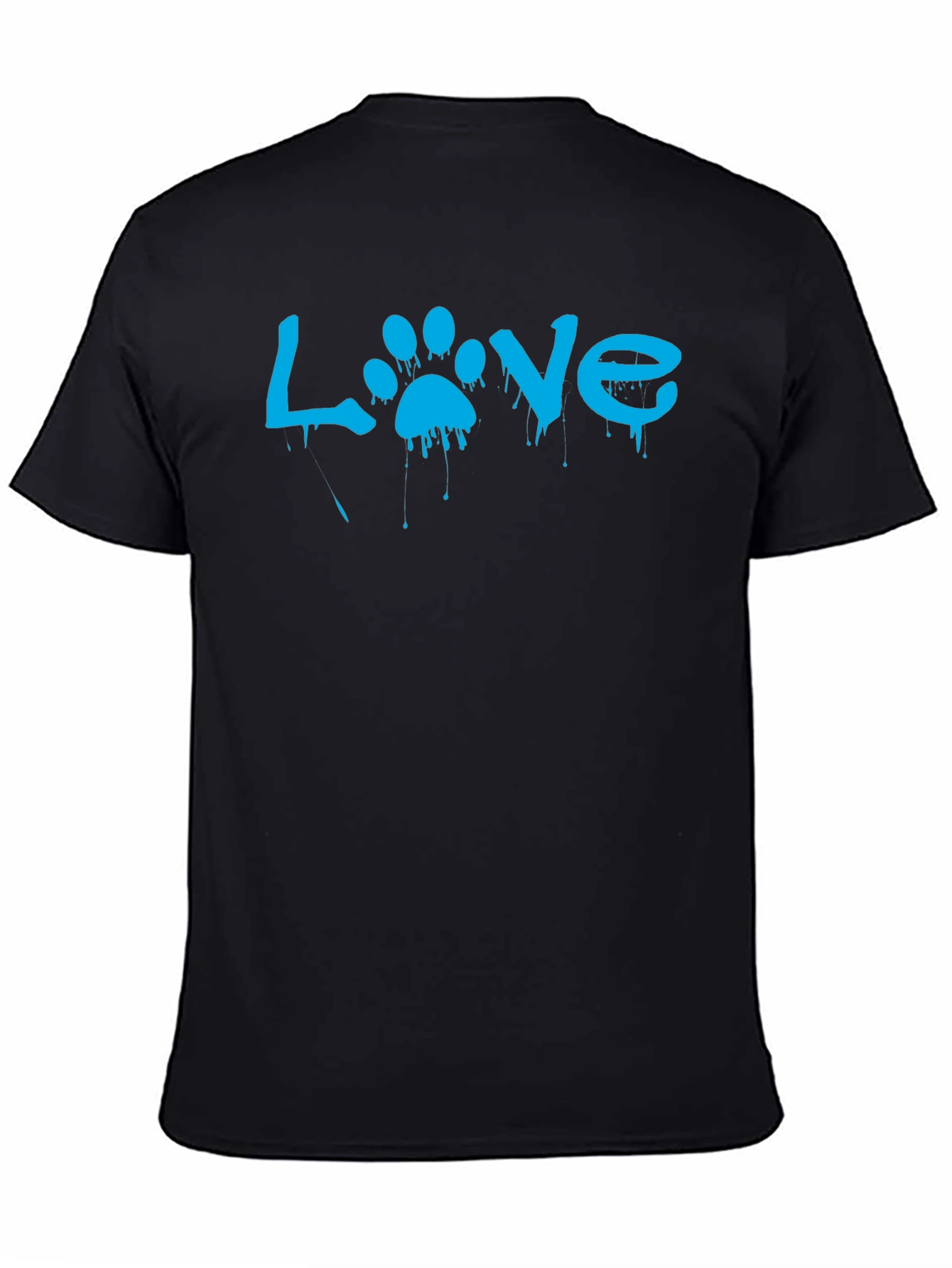 Love Paw Print T-Shirt - Casual Wear