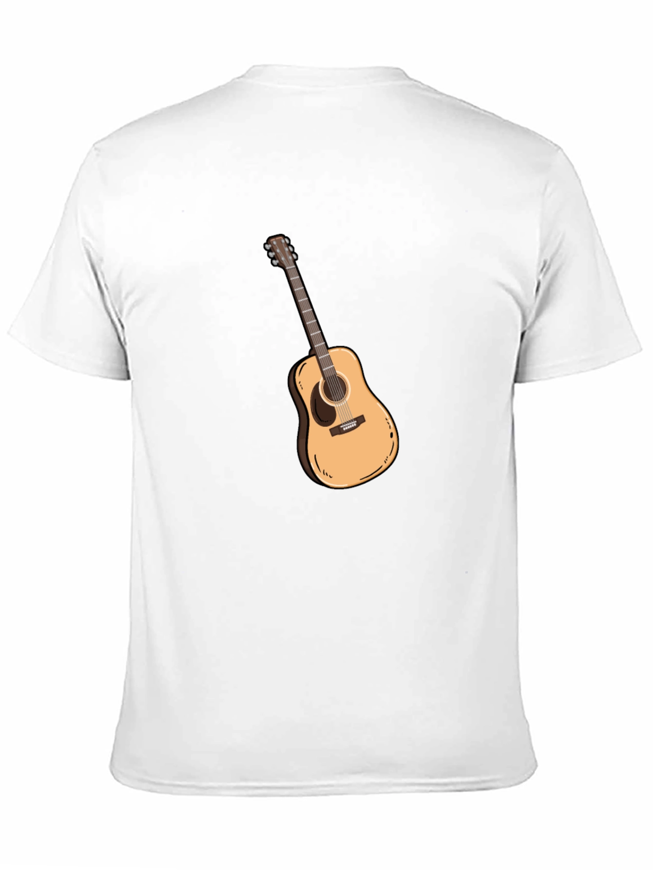 Guitar Graphic Black T-Shirt - Music Lover Tee