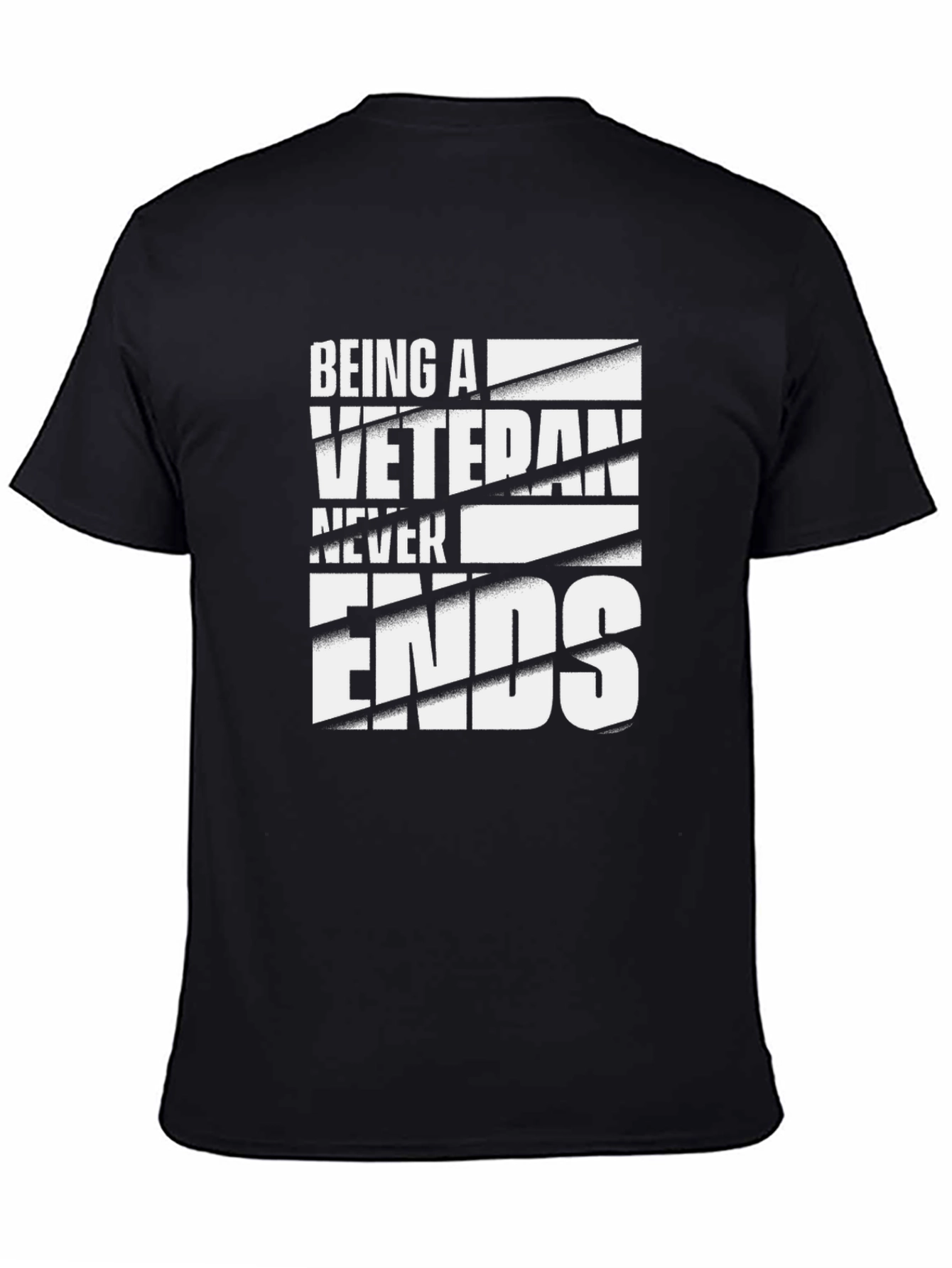Being a Veteran Never Ends Graphic Tee