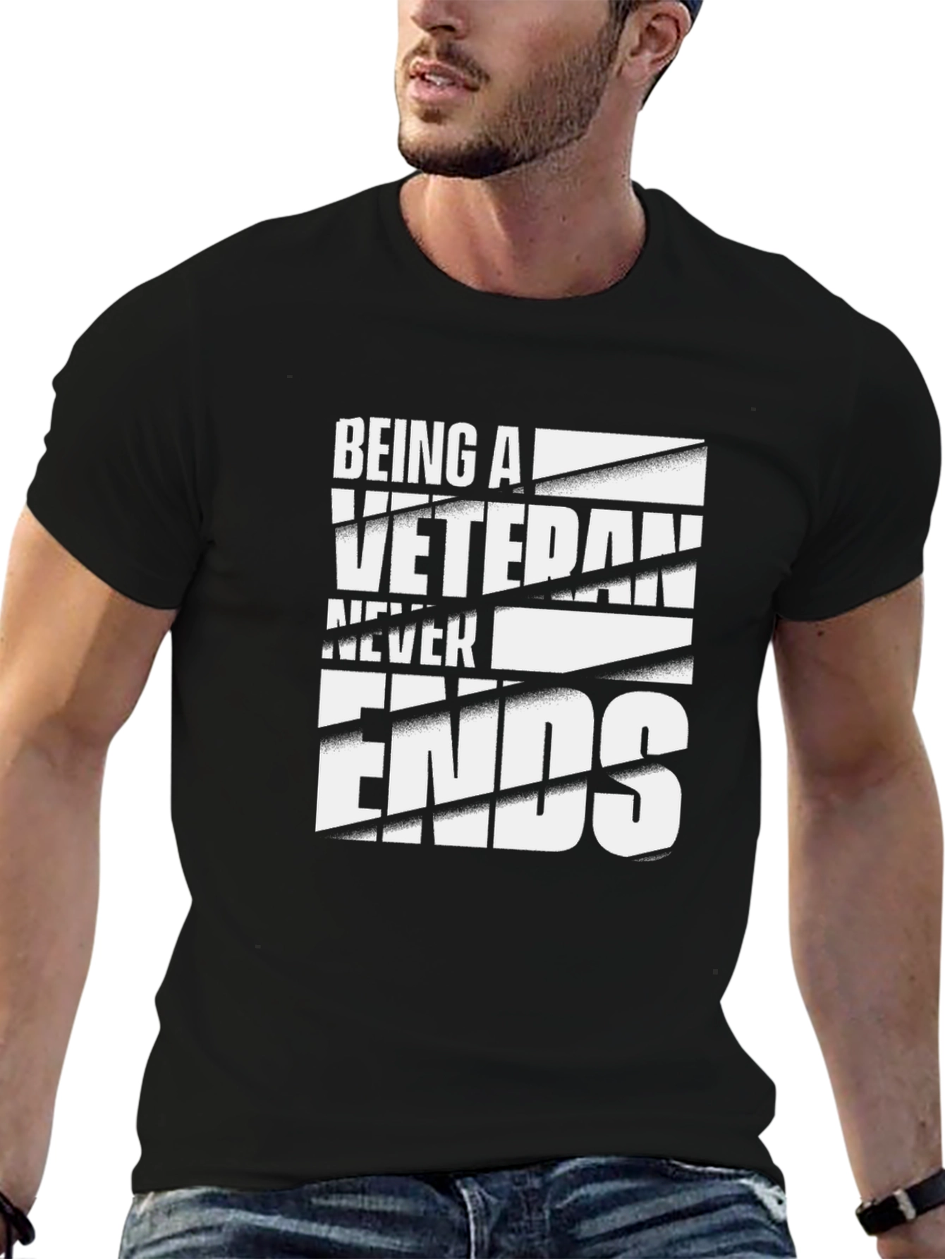 Being a Veteran Never Ends Graphic Tee