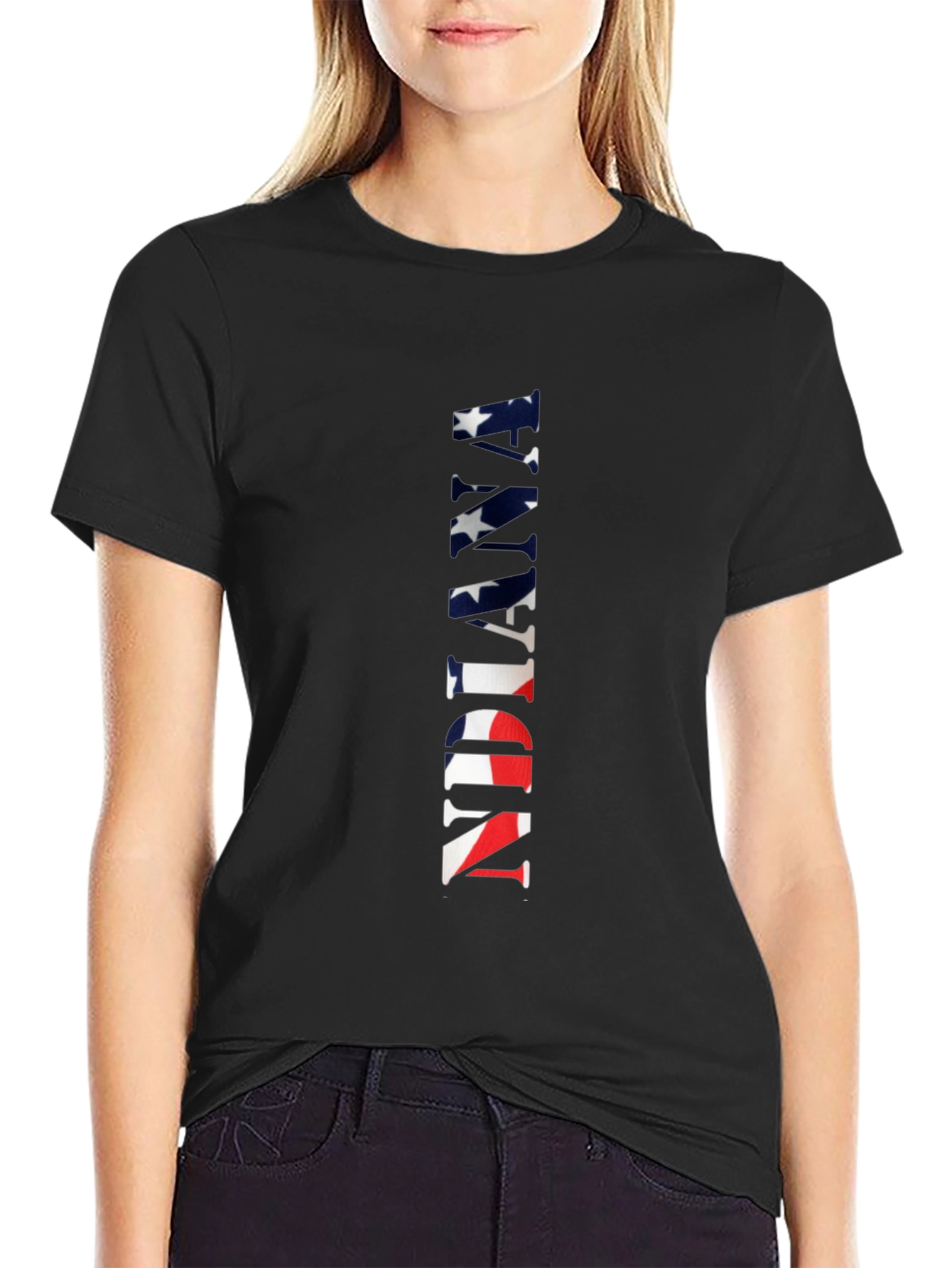 American Flag INDIANA T-Shirt