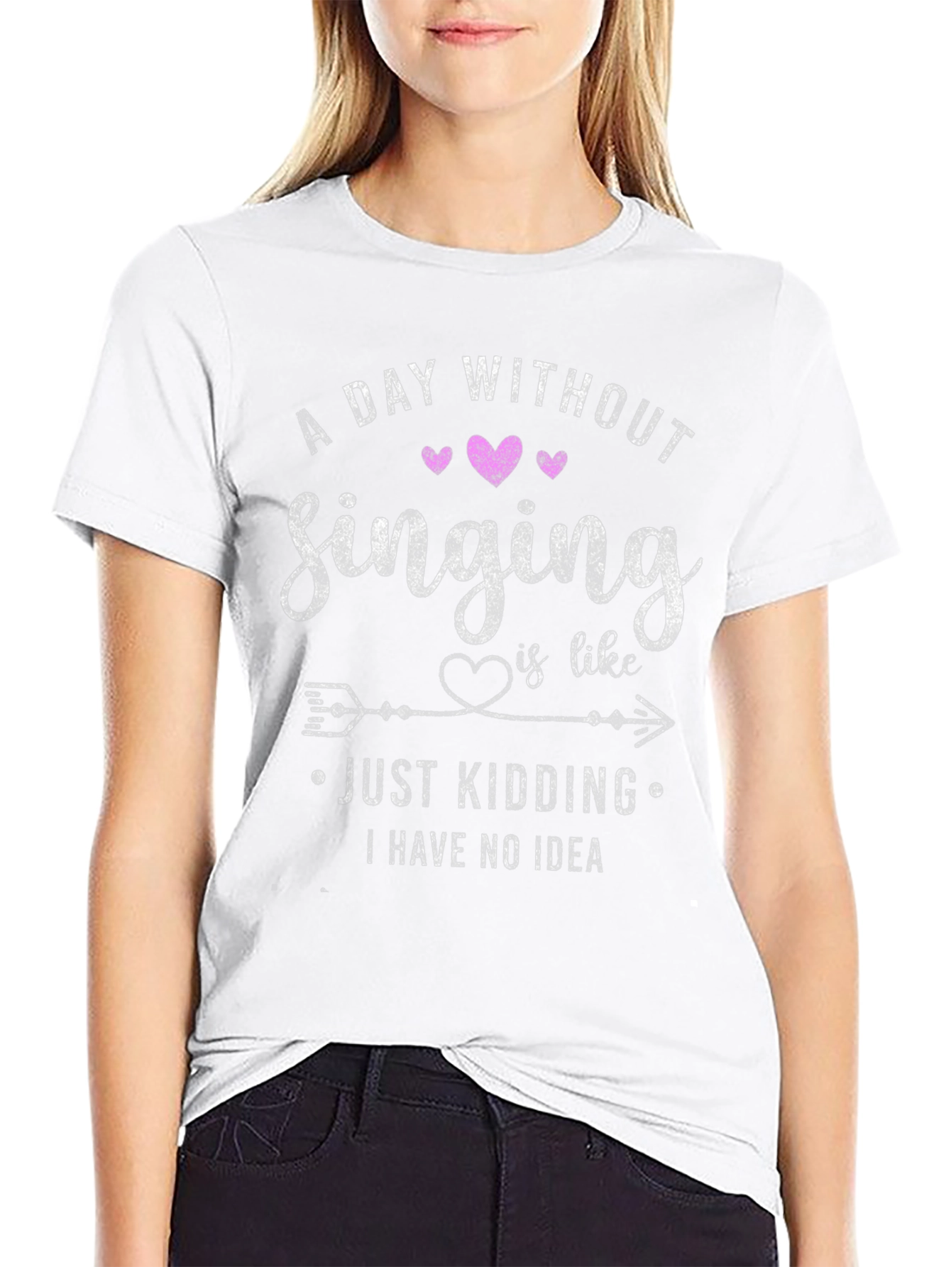Singing Lovers Tee: A Day Without Singing...Just Kidding!
