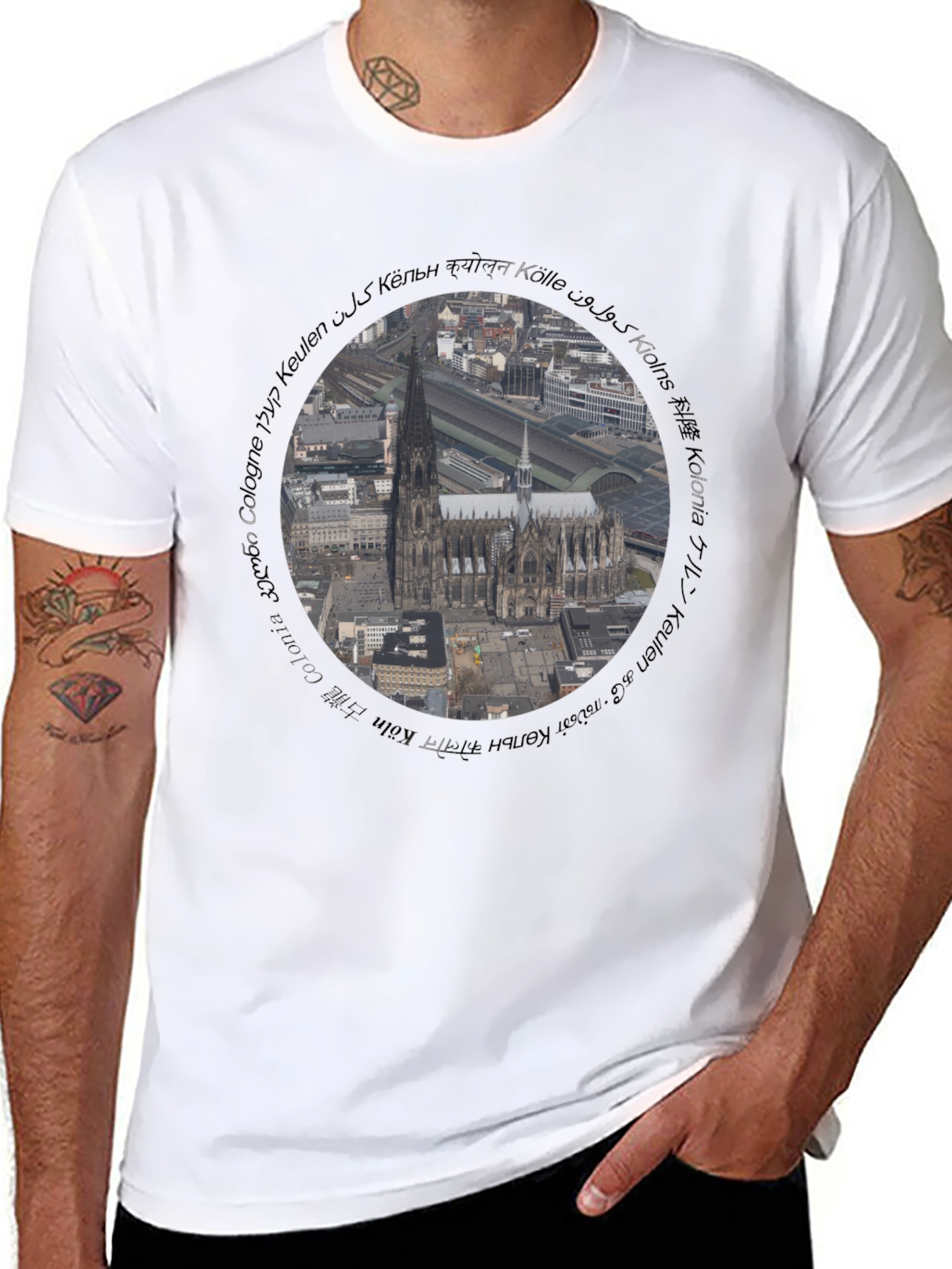 Cologne Cathedral Graphic T-Shirt