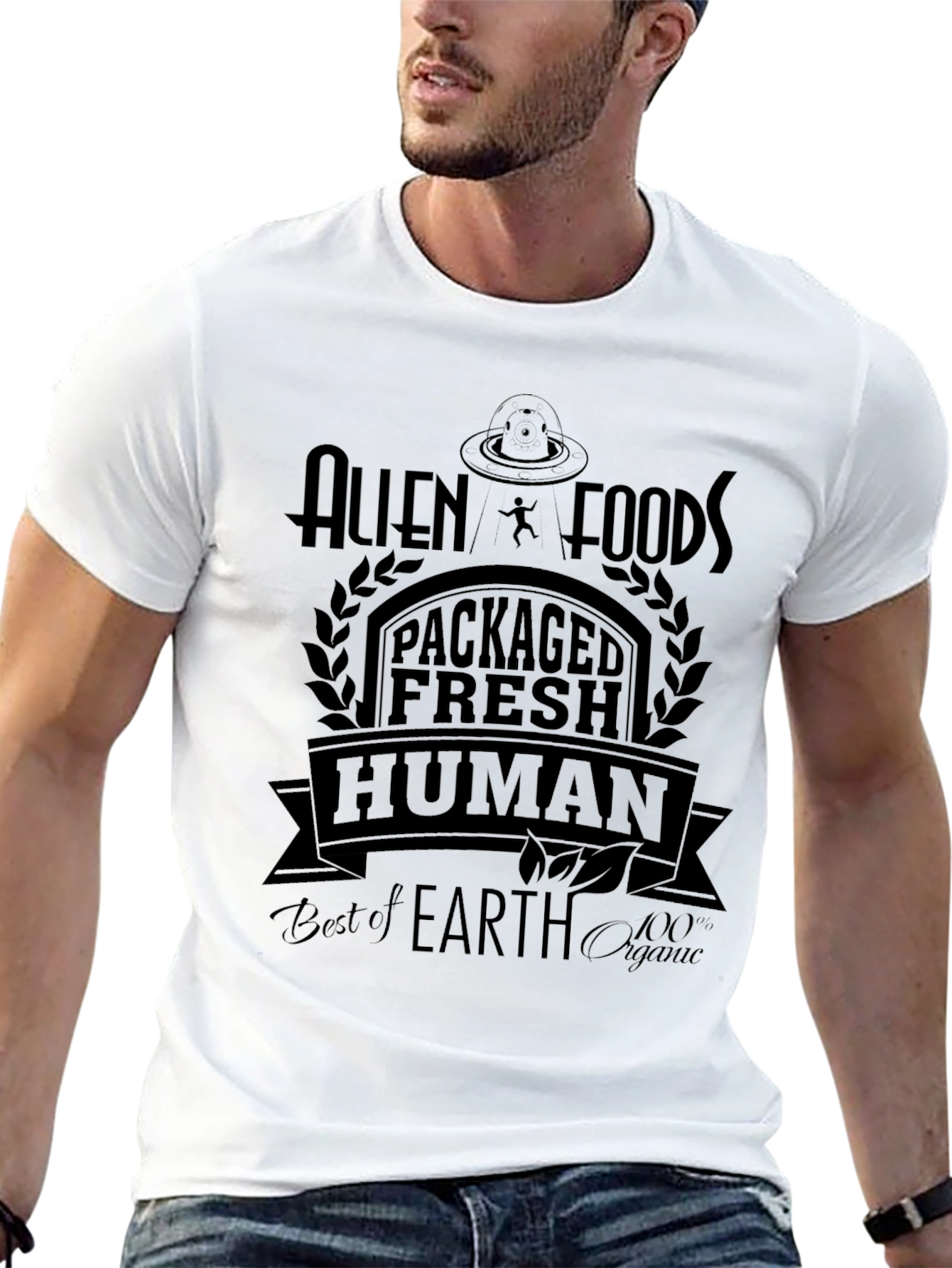 Alien Foods Packaged Fresh Human T-Shirt