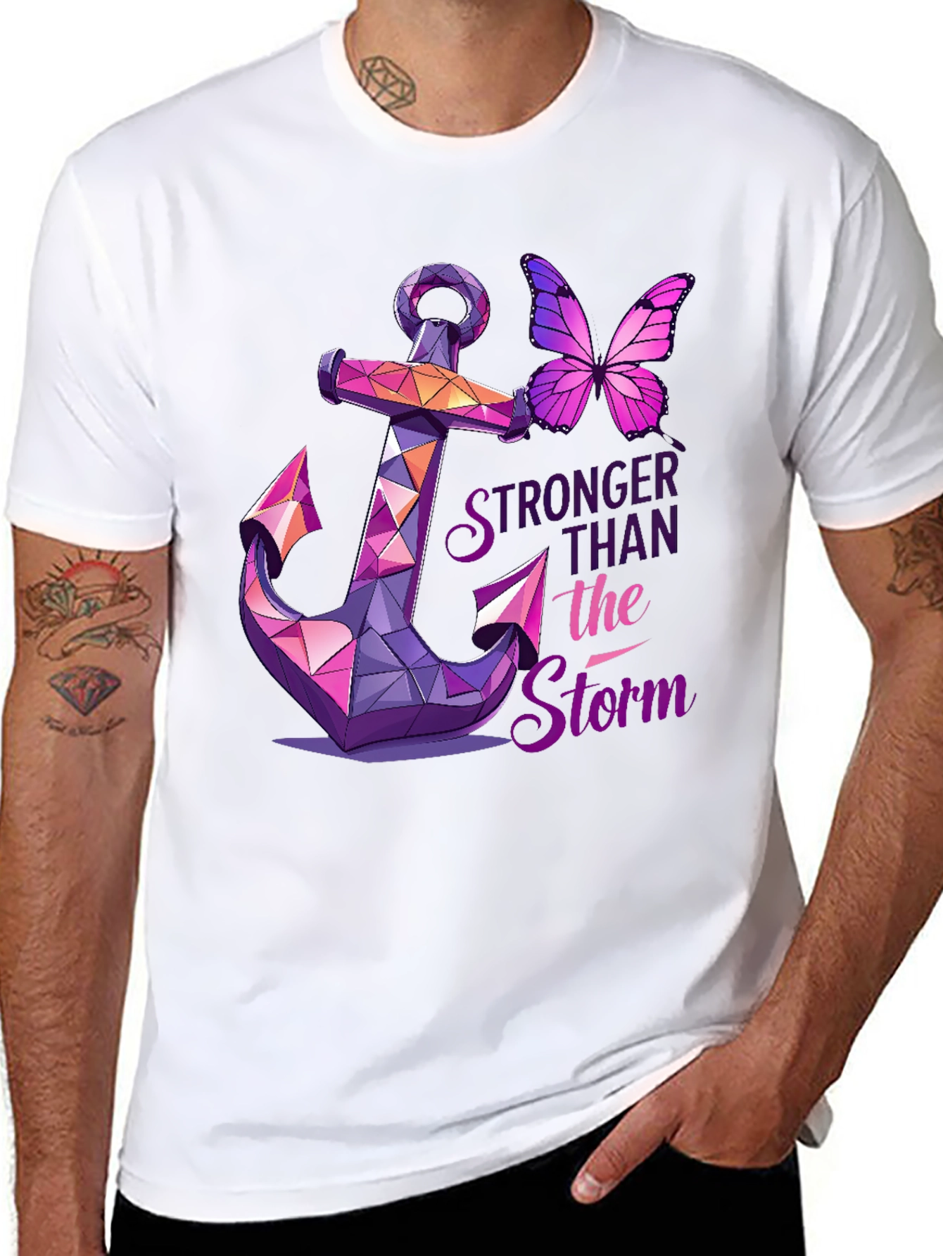 Stronger Than The Storm Graphic T-Shirt