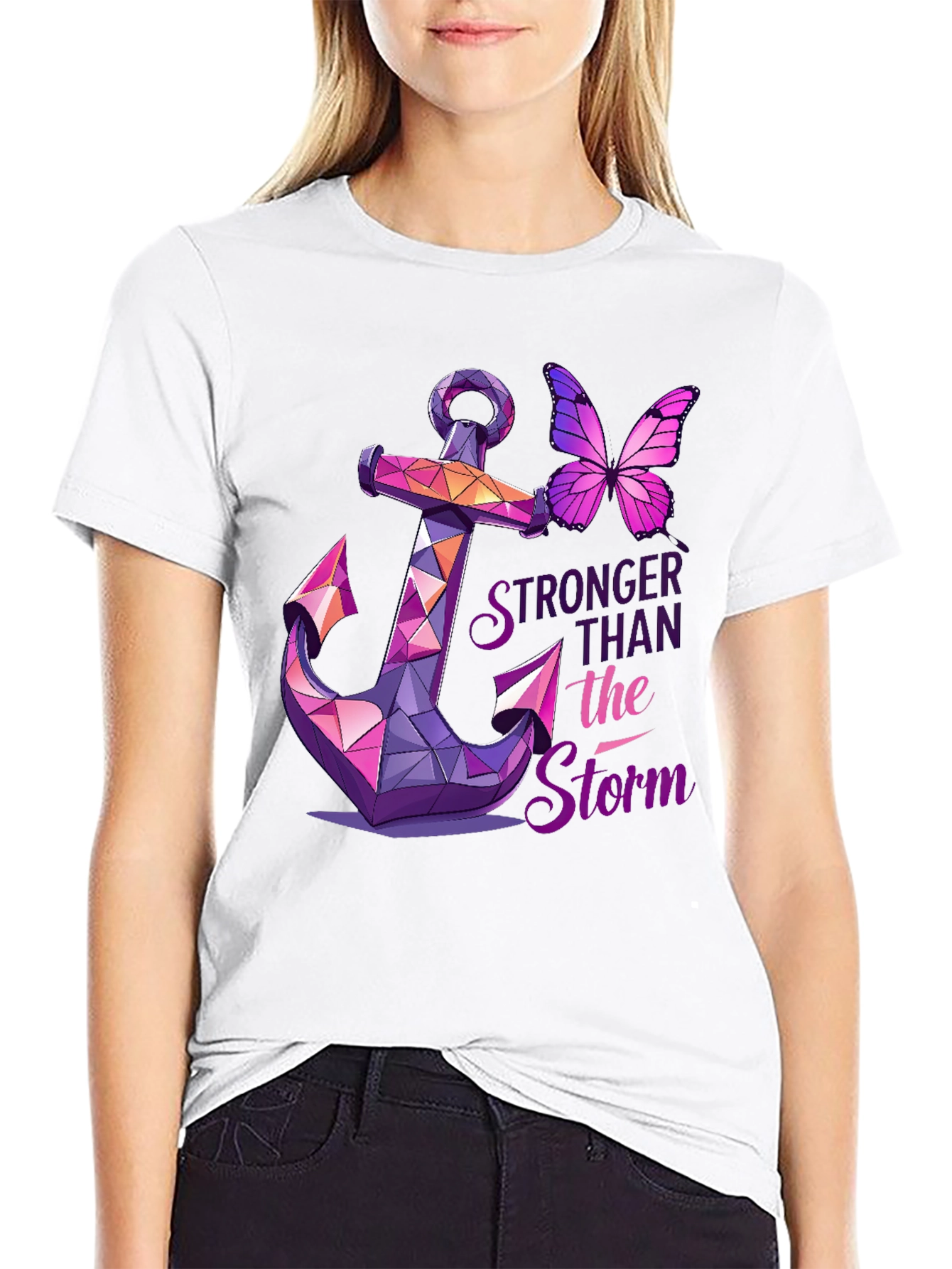 Stronger Than The Storm Graphic T-Shirt