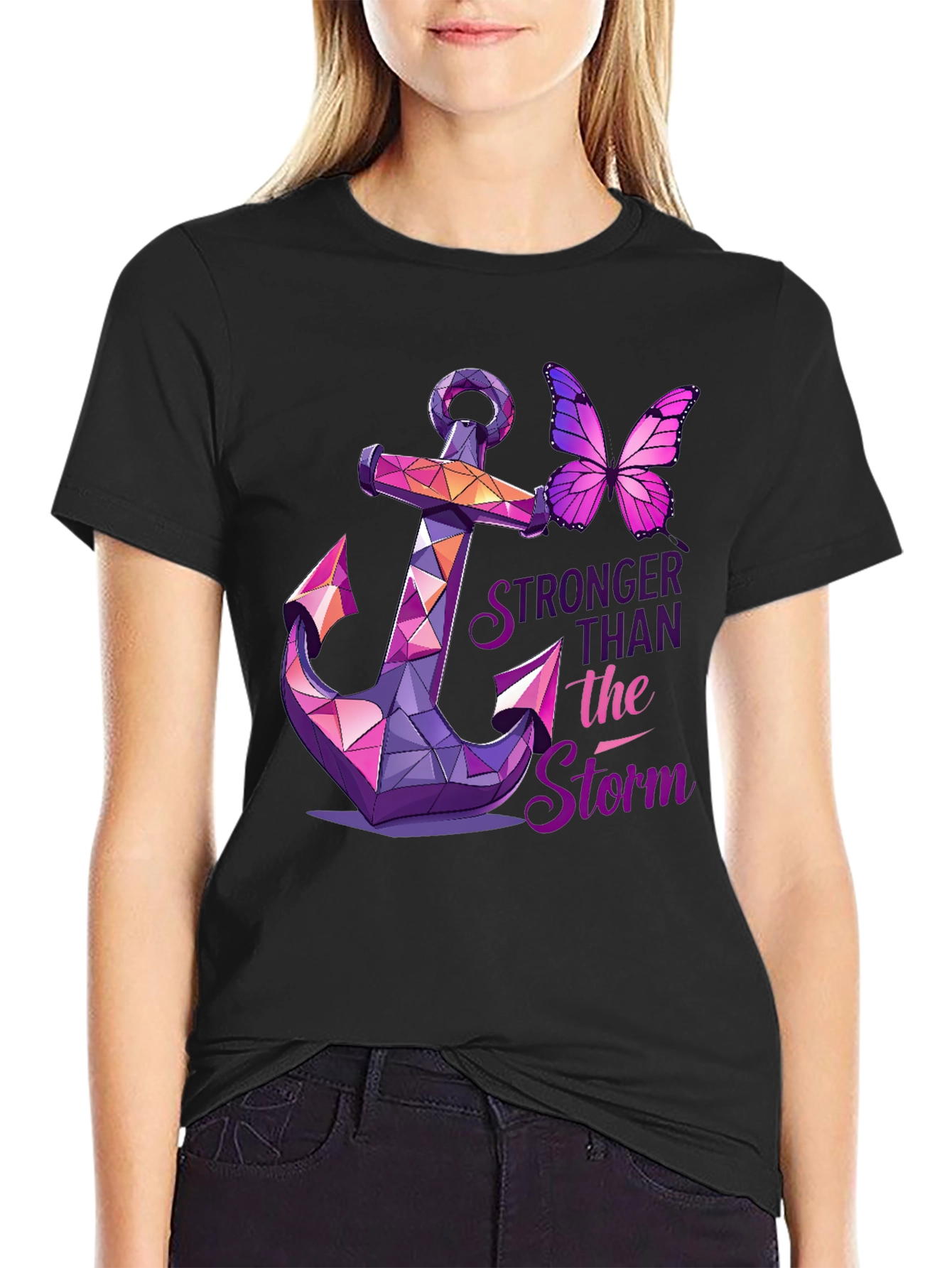 Stronger Than The Storm Graphic T-Shirt