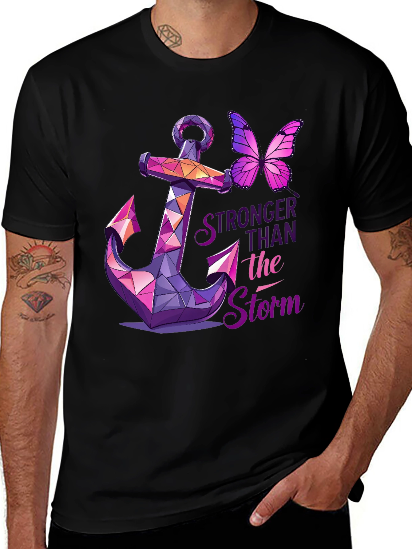 Stronger Than The Storm Graphic T-Shirt