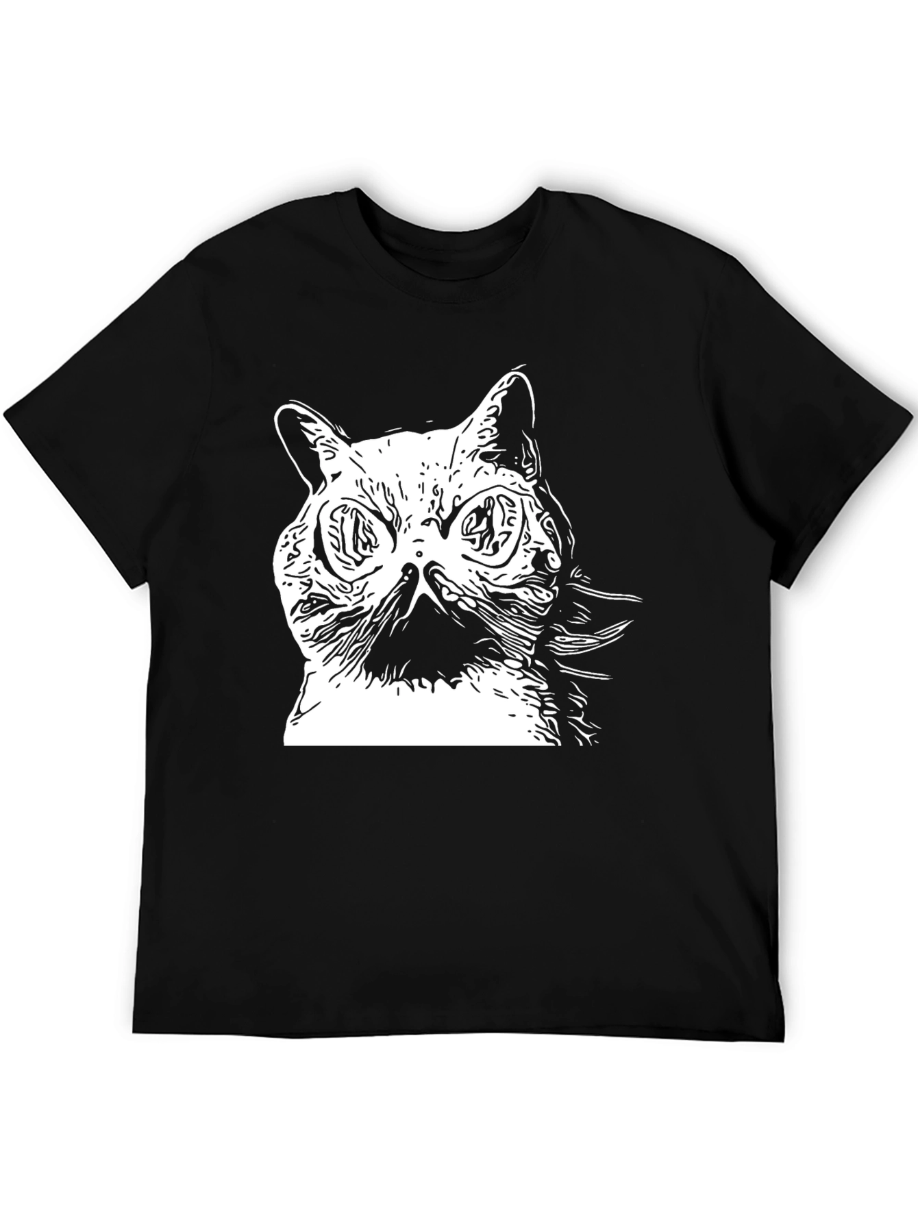 Black Cat Graphic T-Shirt