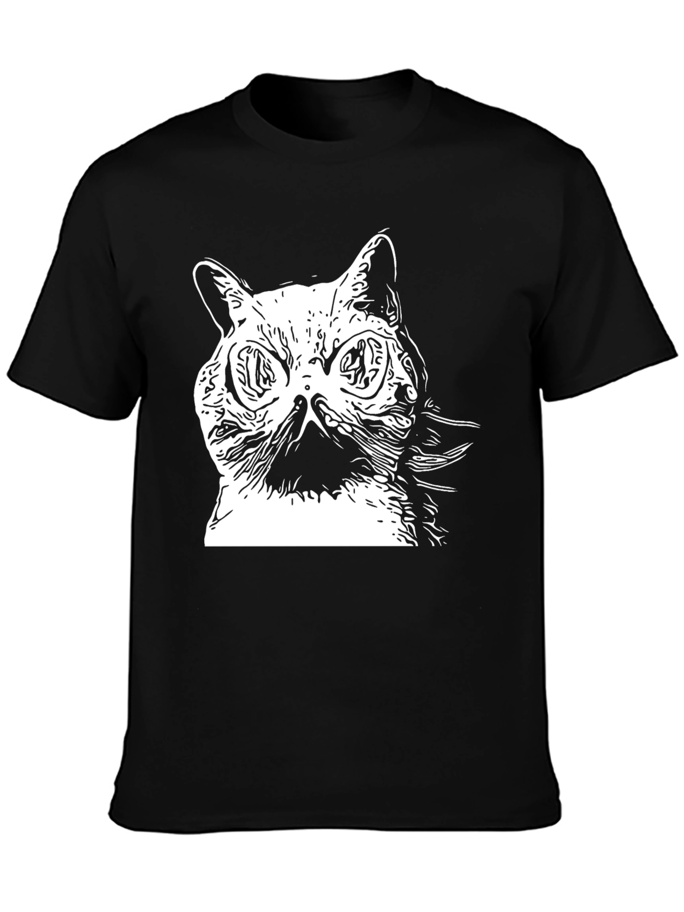 Black Cat Graphic T-Shirt