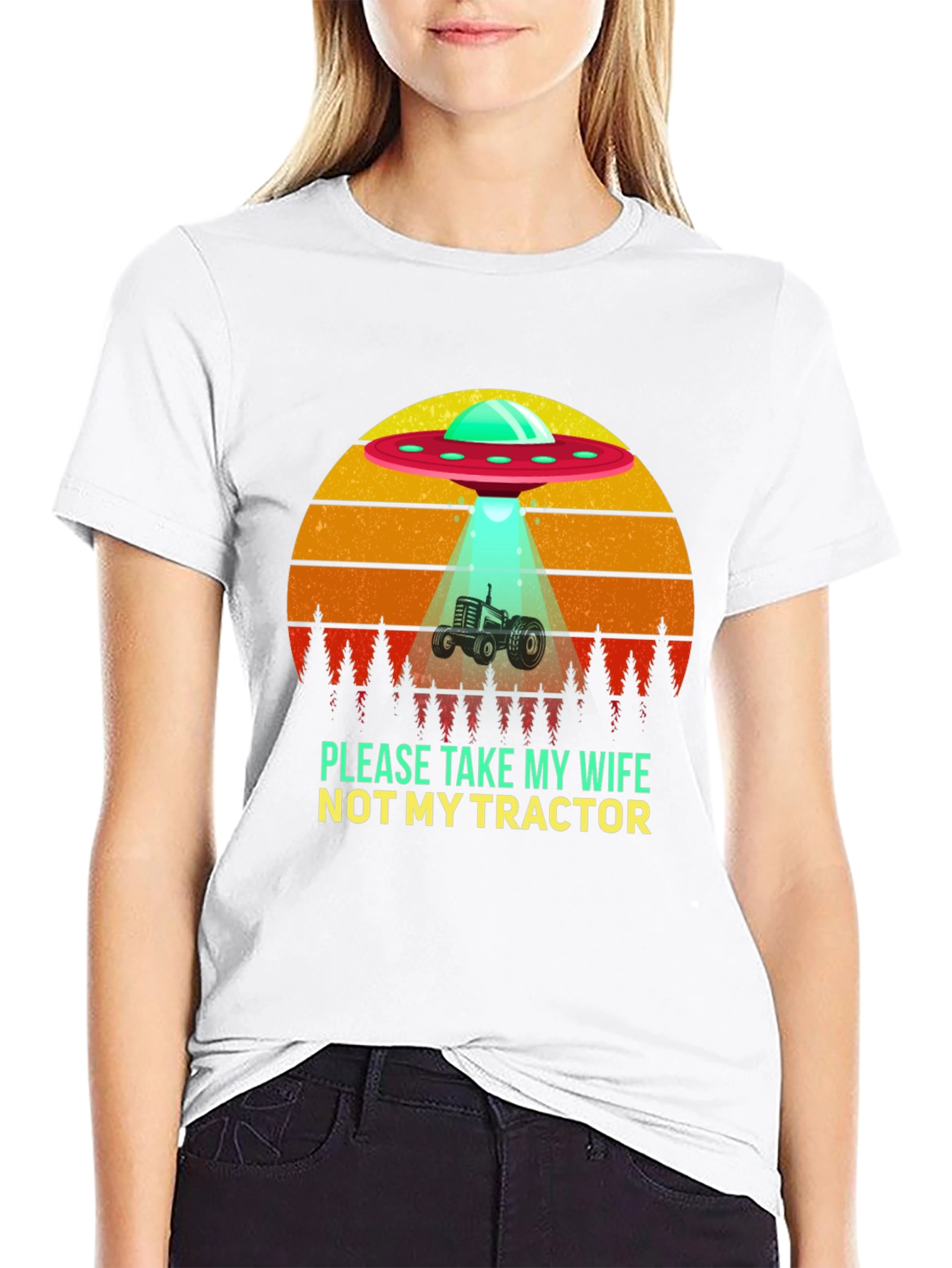 Take My Wife Not Tractor! Novelty Tee