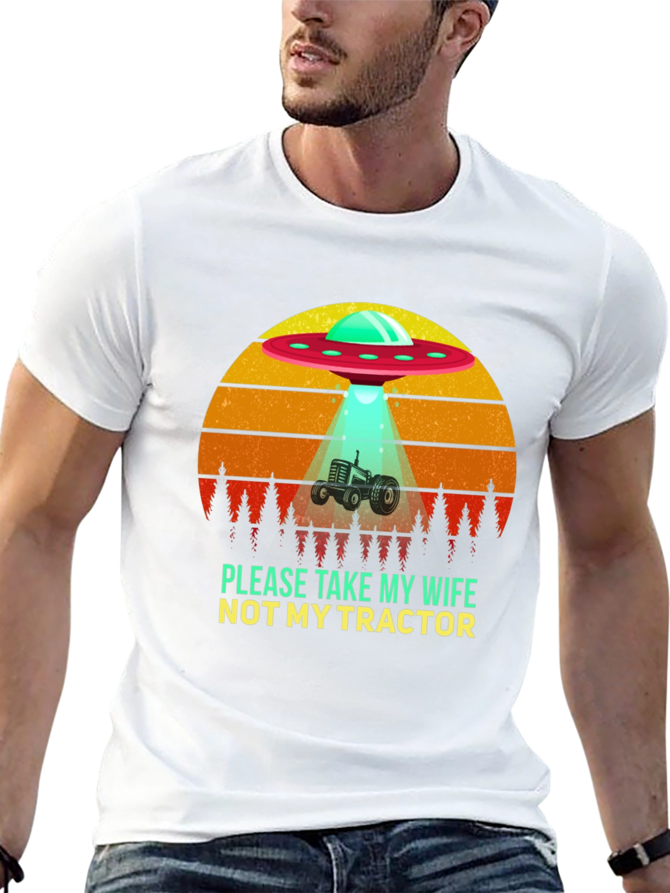 Take My Wife Not Tractor! Novelty Tee