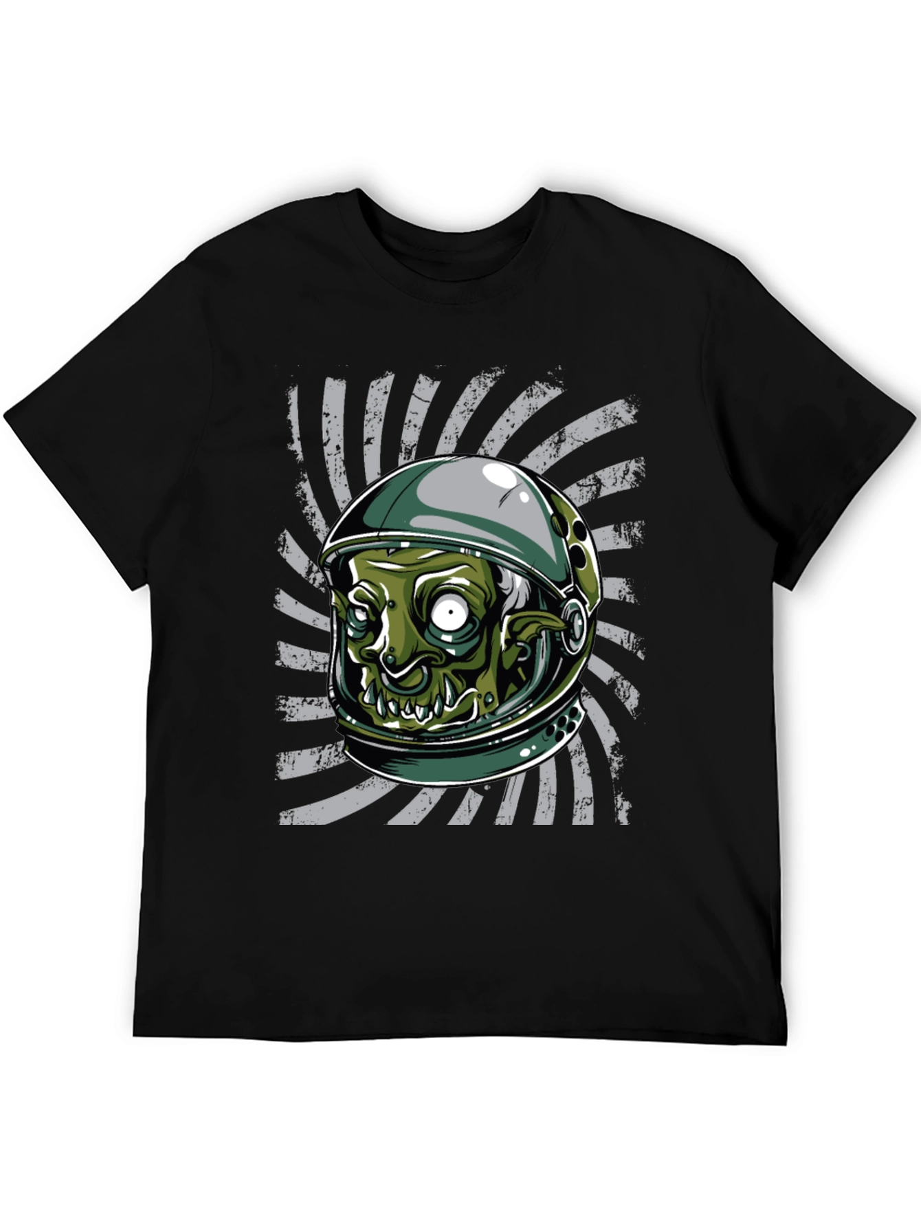 Zombie Astronaut Graphic T-Shirt - Sci-Fi Style