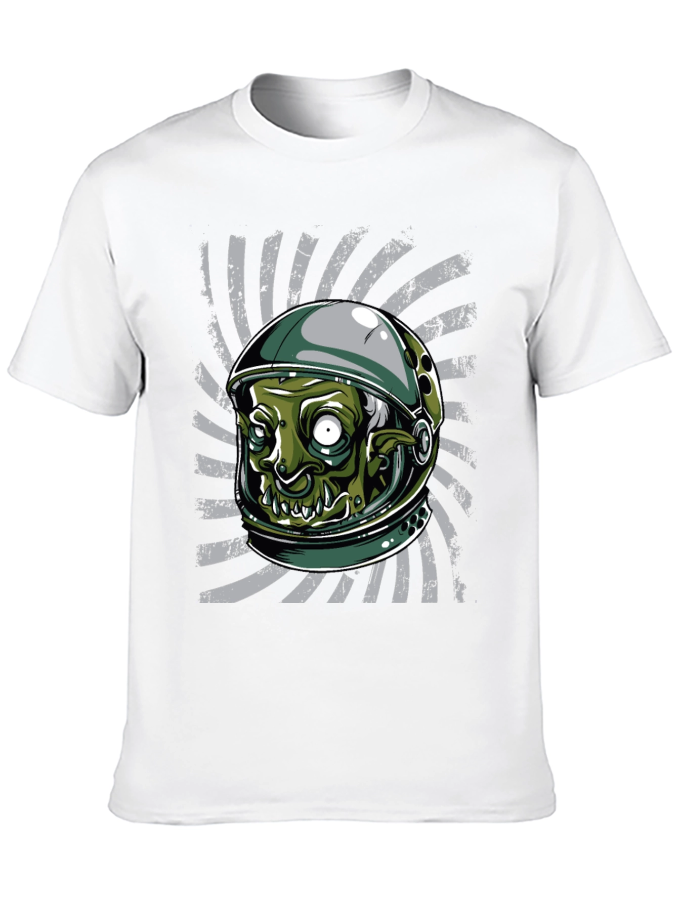 Zombie Astronaut Graphic T-Shirt - Sci-Fi Style