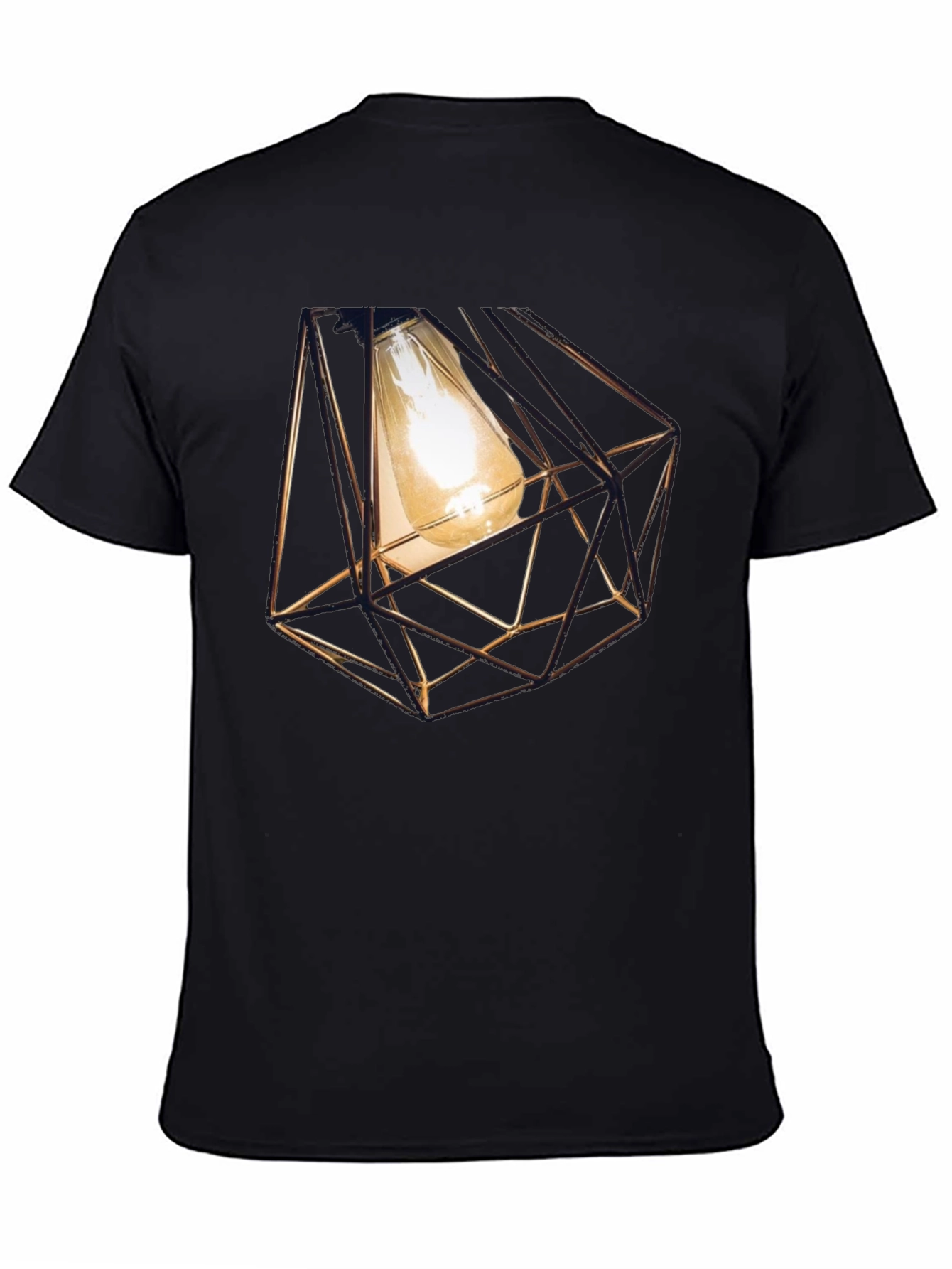 Geometric Bulb T-Shirt - Modern Design