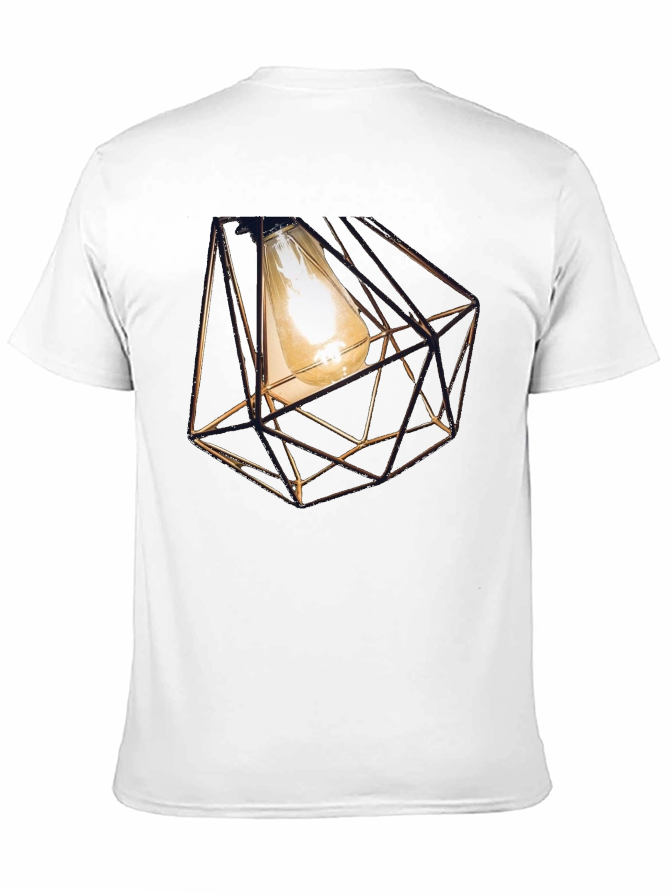 Geometric Bulb T-Shirt - Modern Design